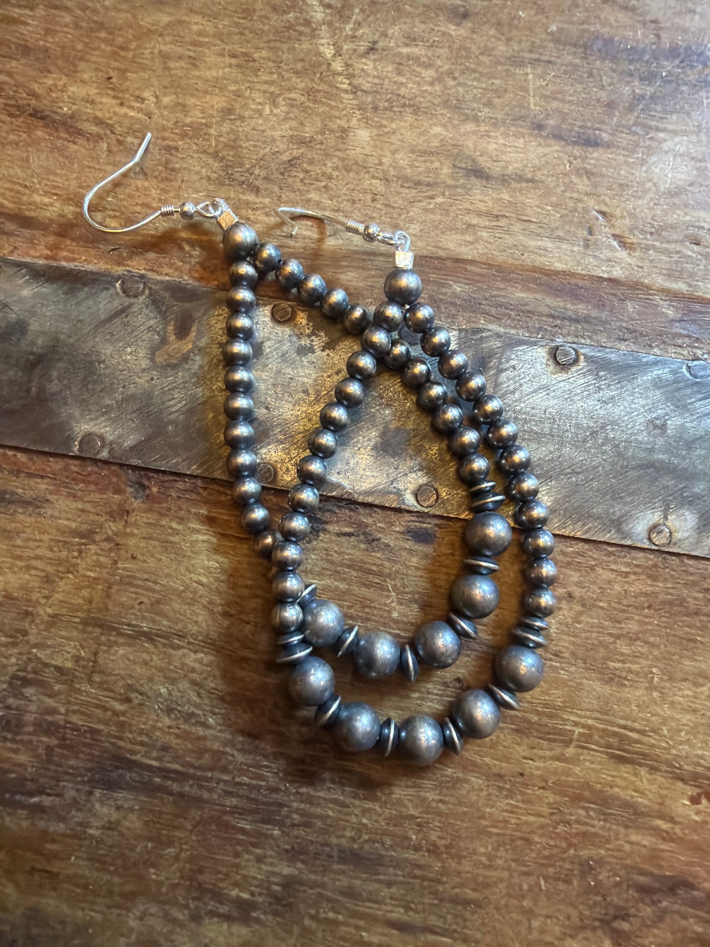 Wendy machine made hoop earrings
