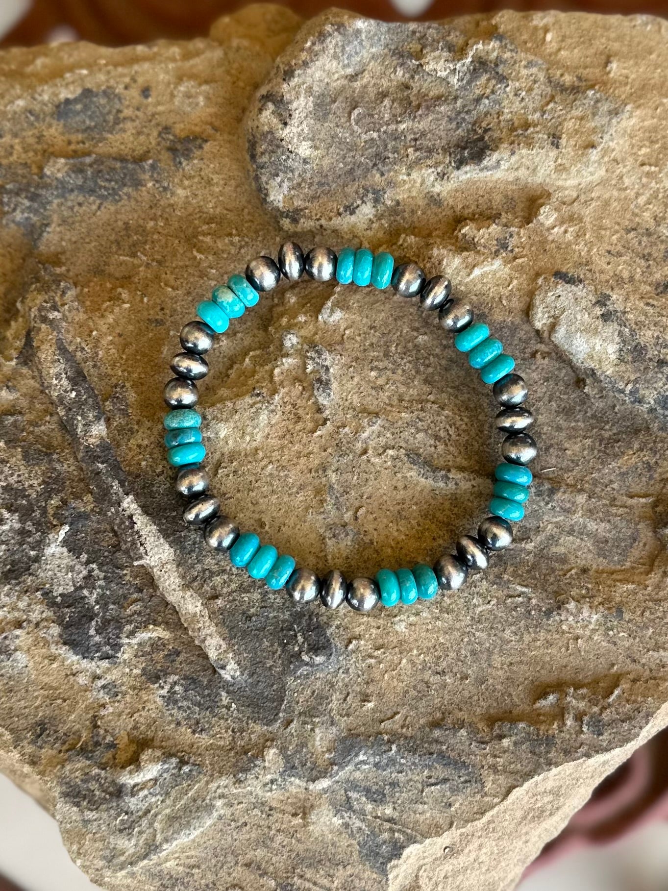 Turquoise stretch bracelet