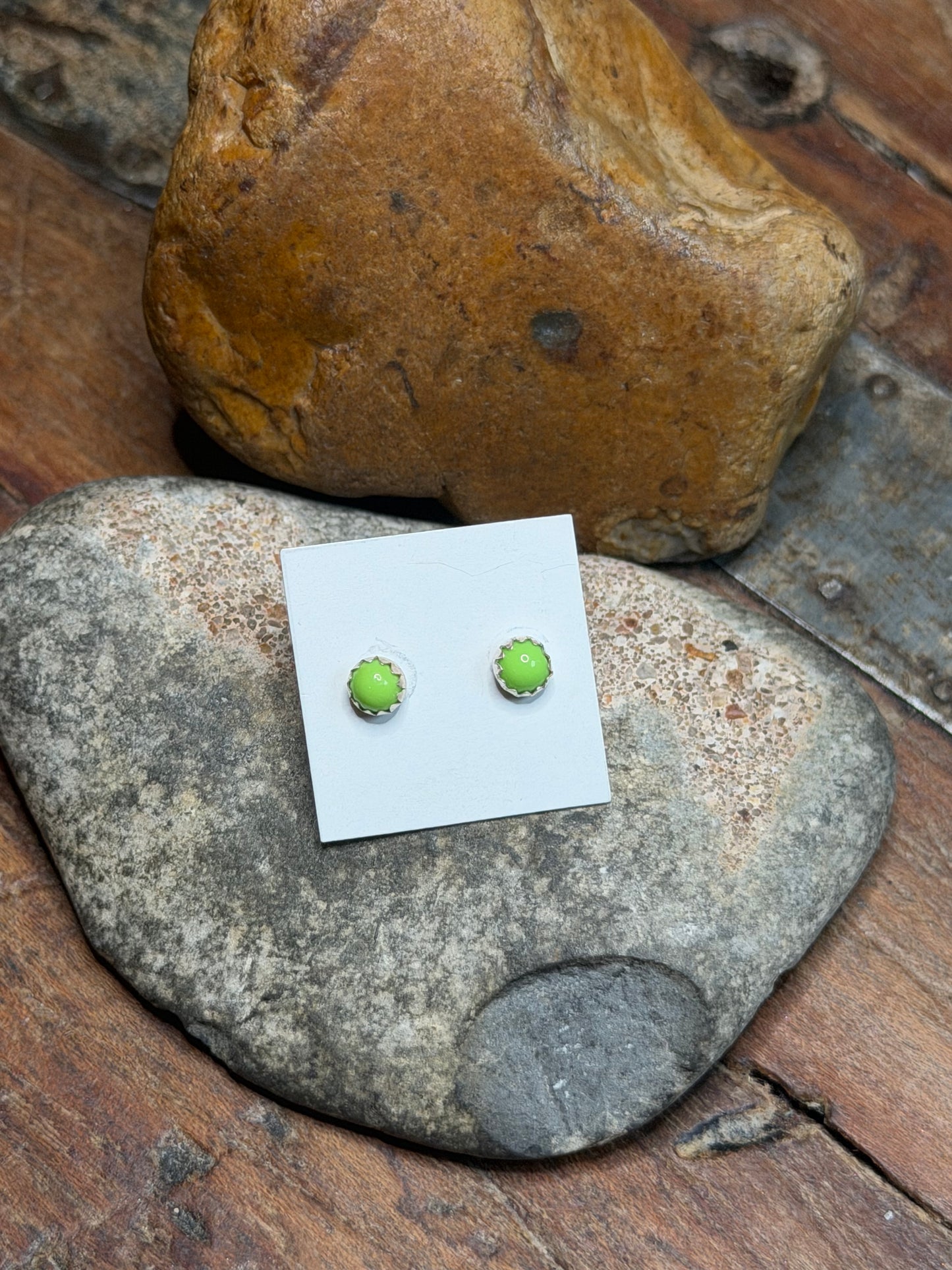 Stacy - Phospho Mini Stud Earrings