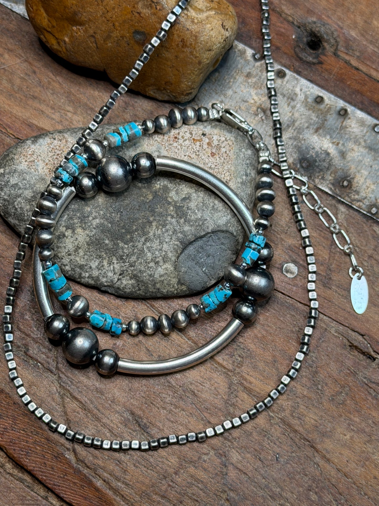 Christine - 2 Bracelet, 1 Box Bead Necklace, 1 Chain Extender
