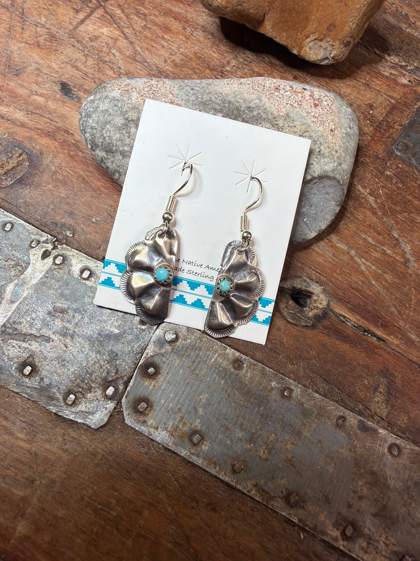 Yaya-turquoise earrings