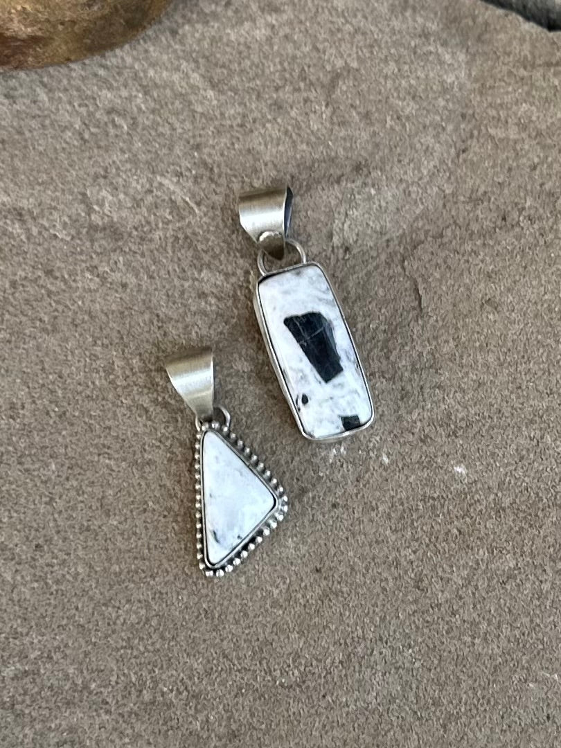 White buffalo pendant