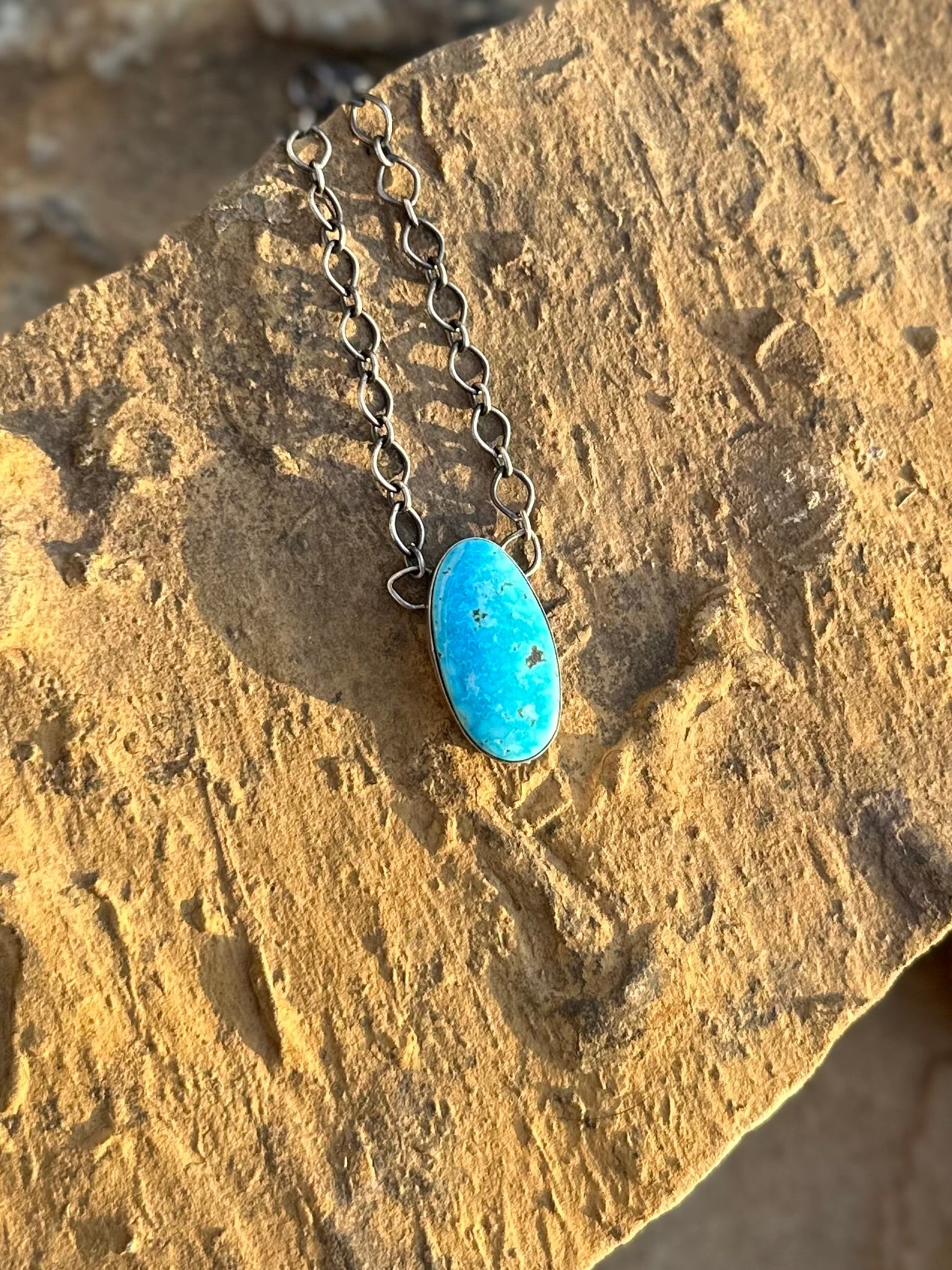 Oval Bar Necklace