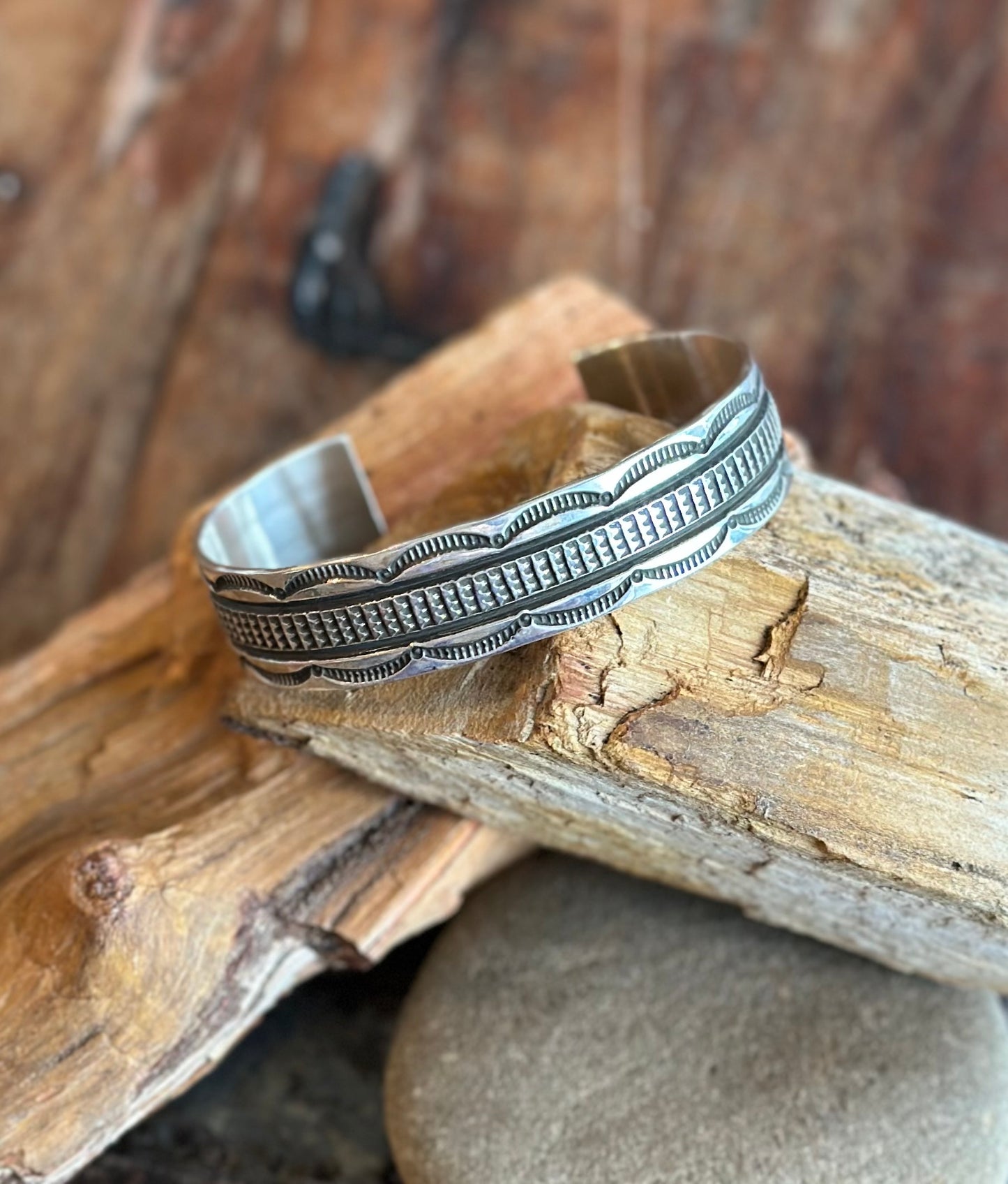 Beautiful Stamped Cuff