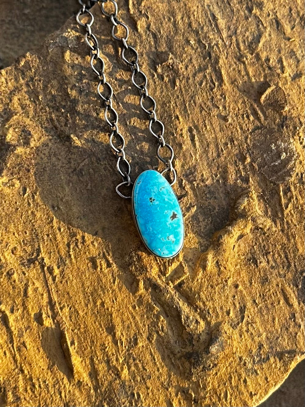Oval Bar Necklace