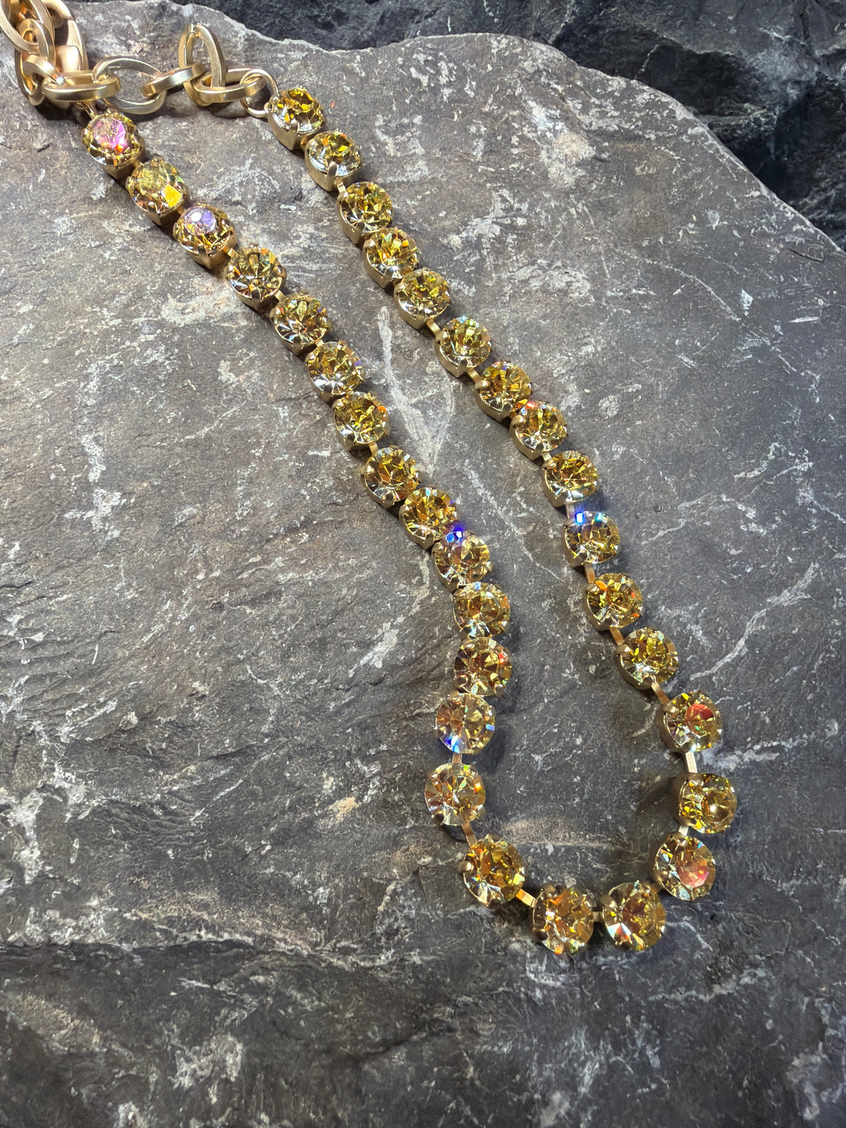 Stephanie hall TOVA Oakland necklace and lemon