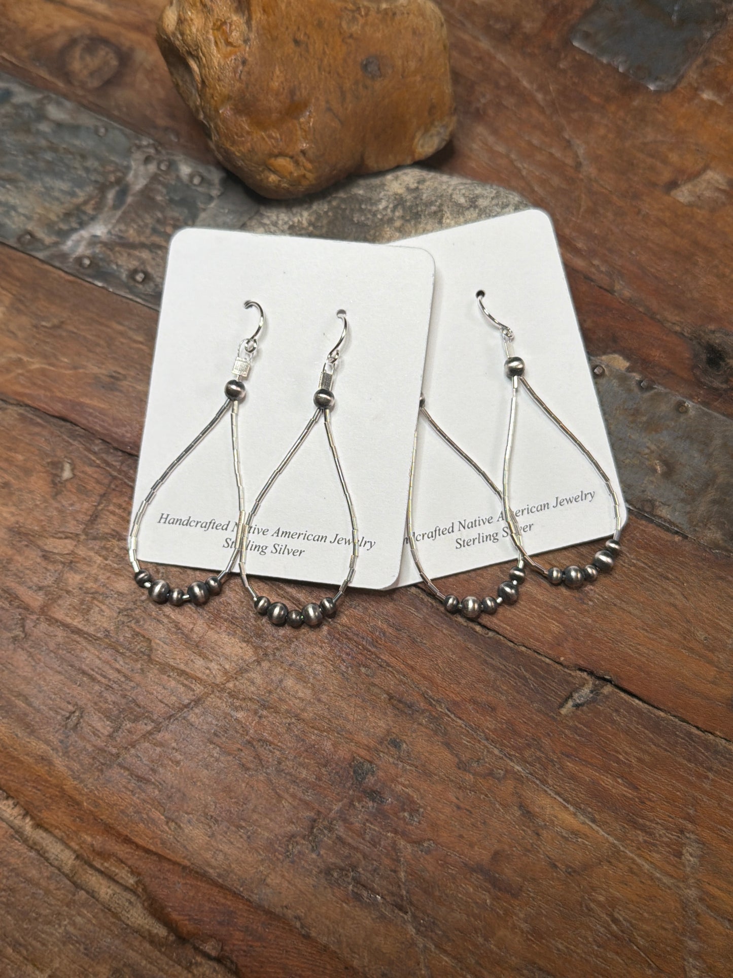 Ana Lisa and Ashley beck-liquid silver earring