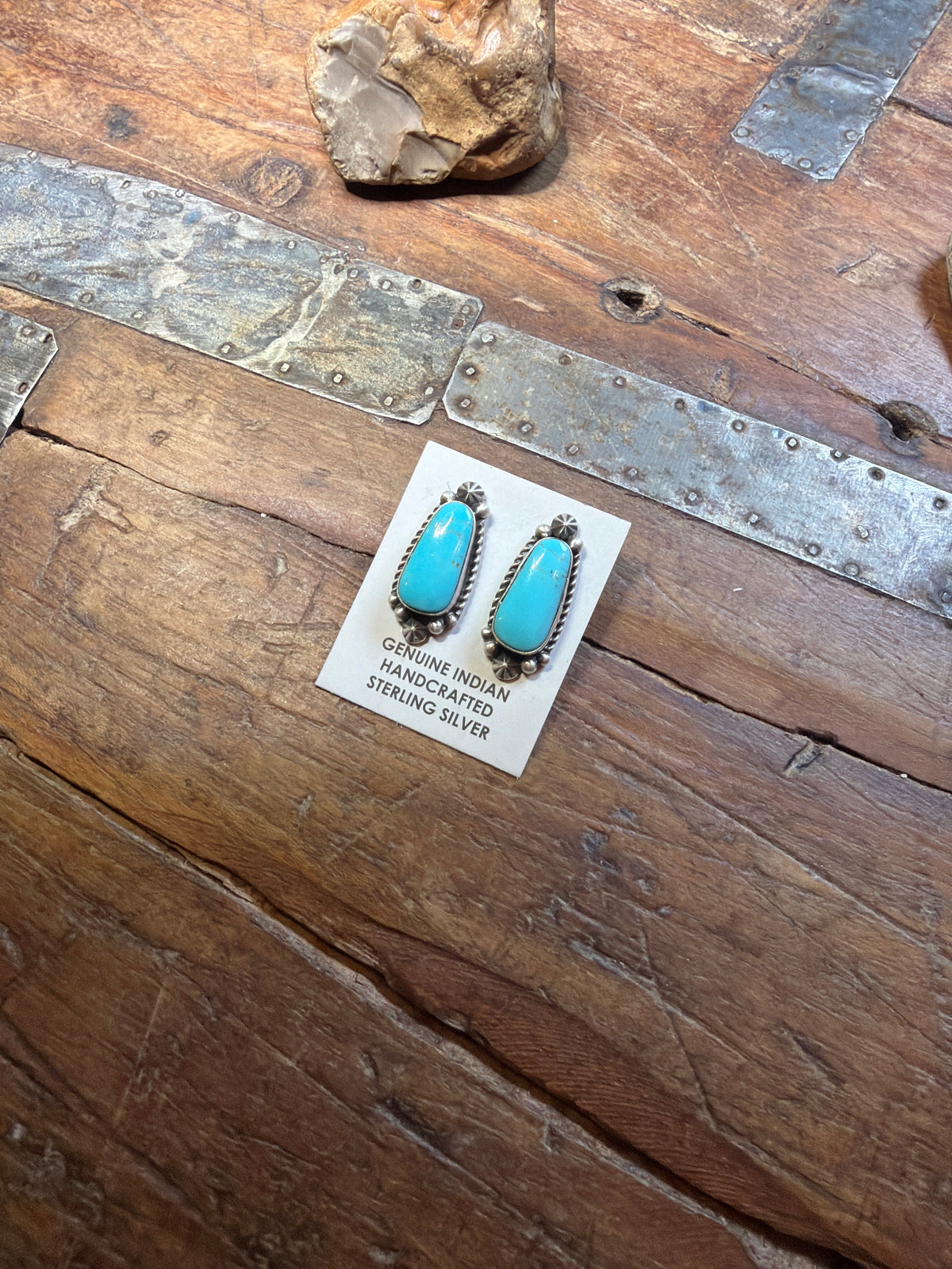 charlie turquoise stud earring