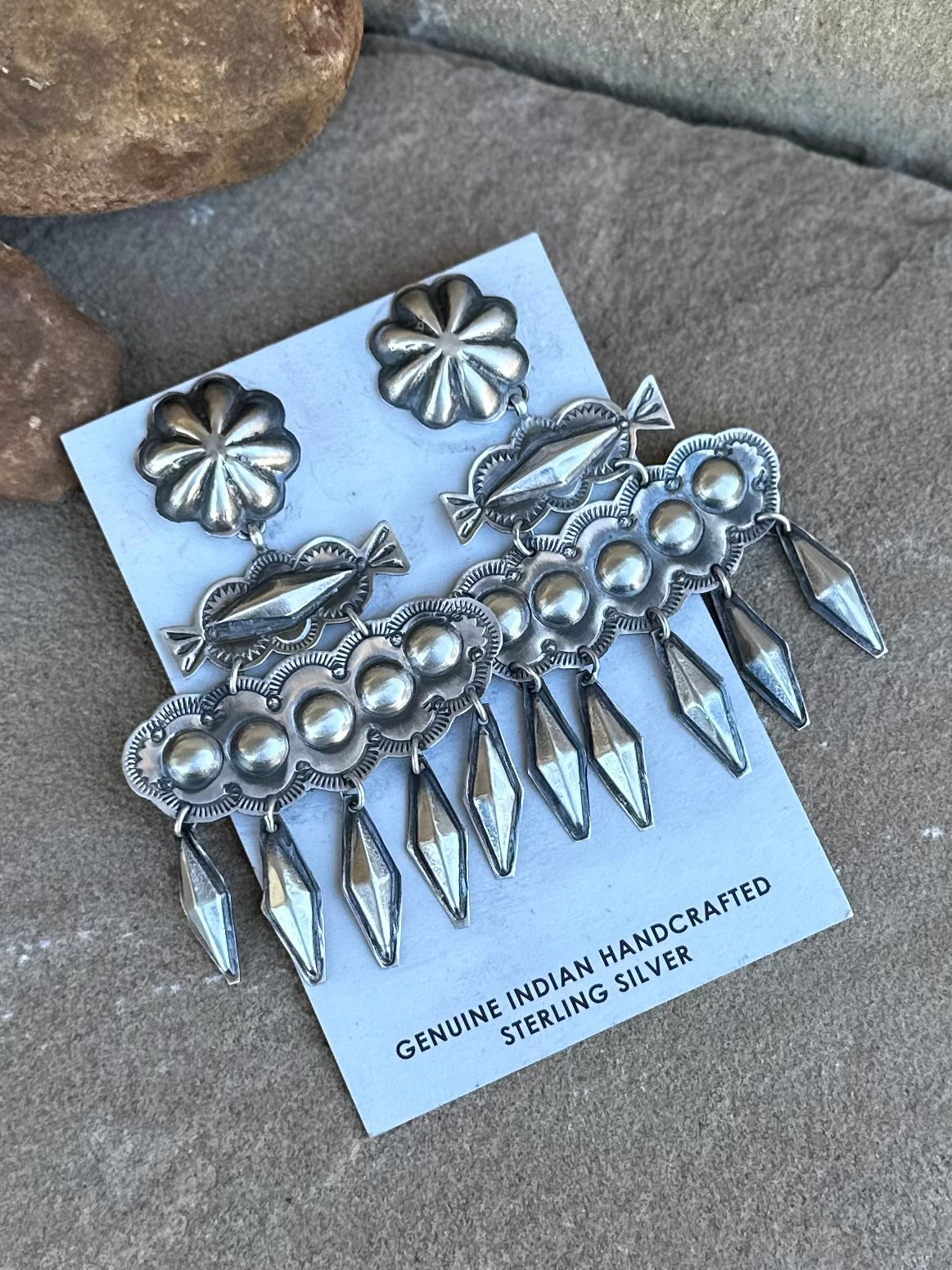 RL statement earrings