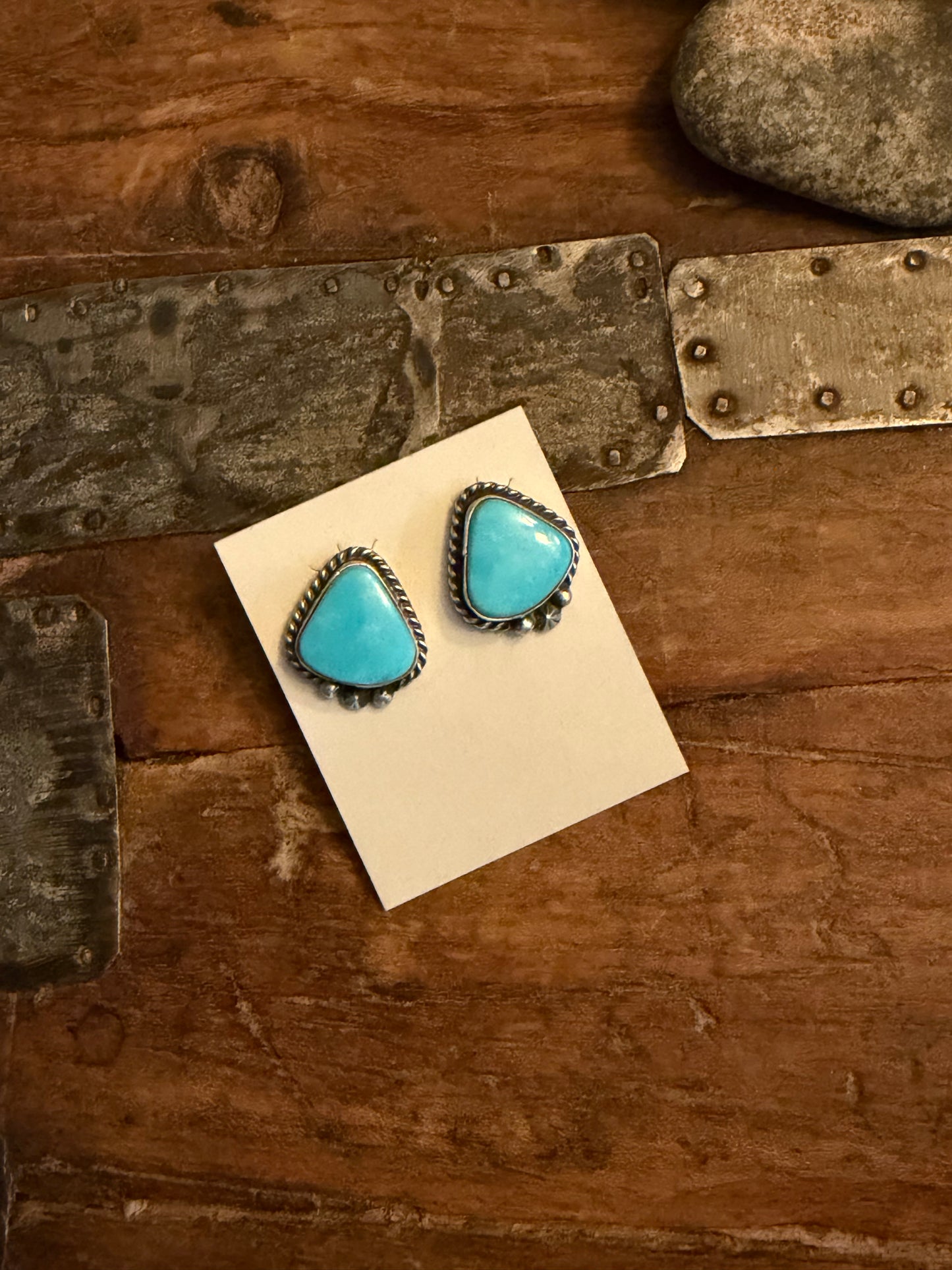 Megan turquoise stud earring