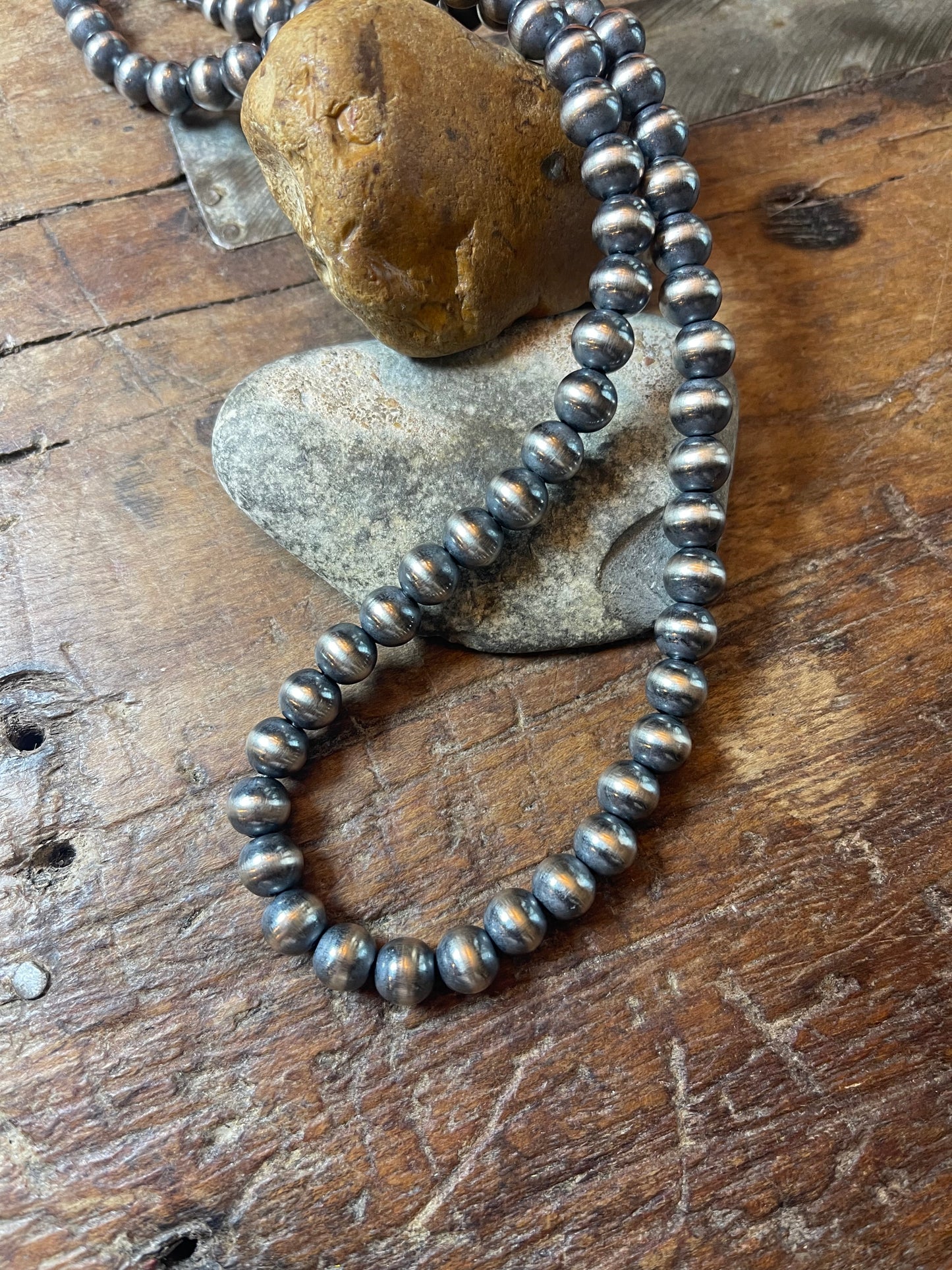 Kim-8mm 20 inch machine made necklace