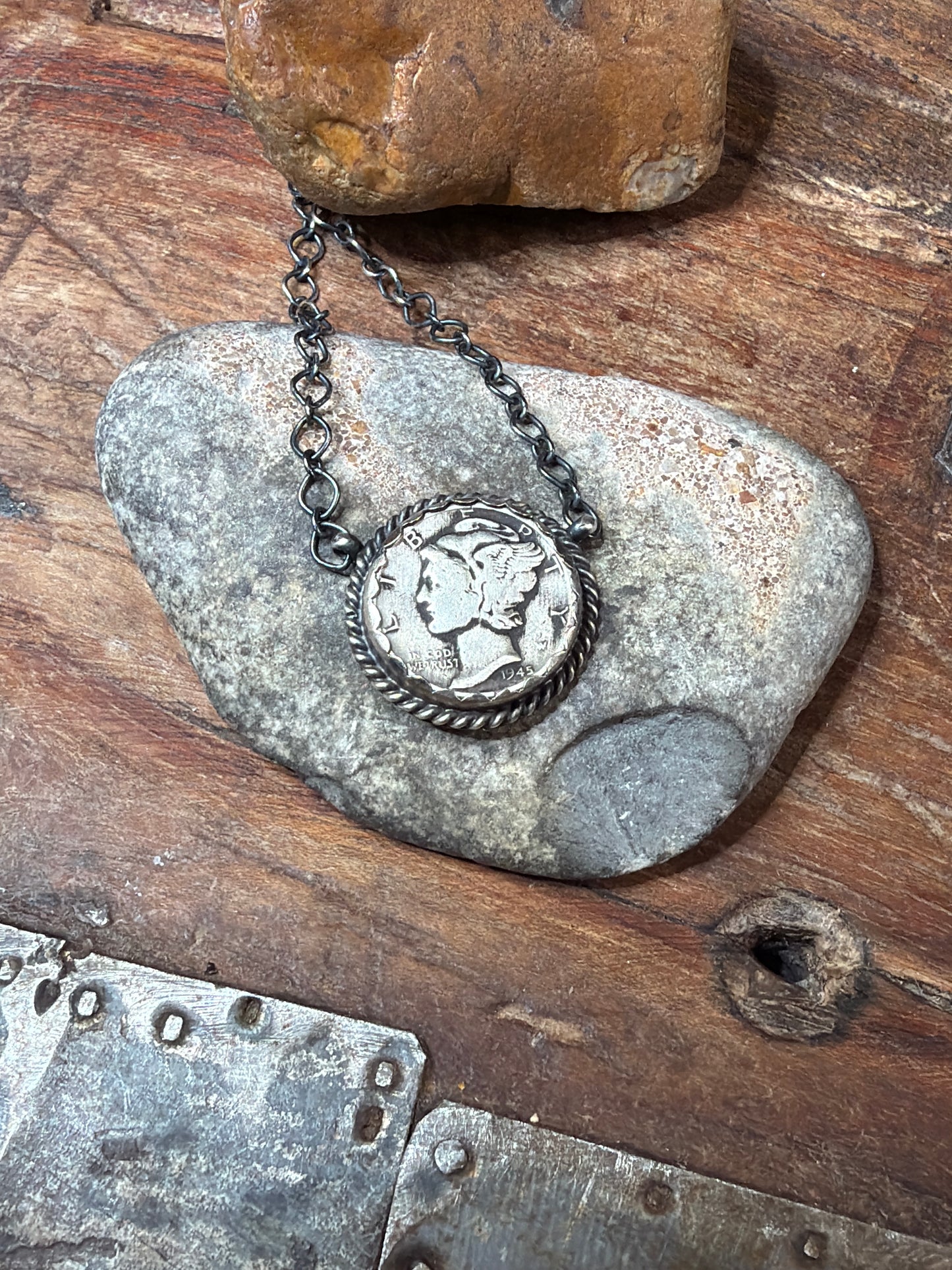 Victoria coin necklace
