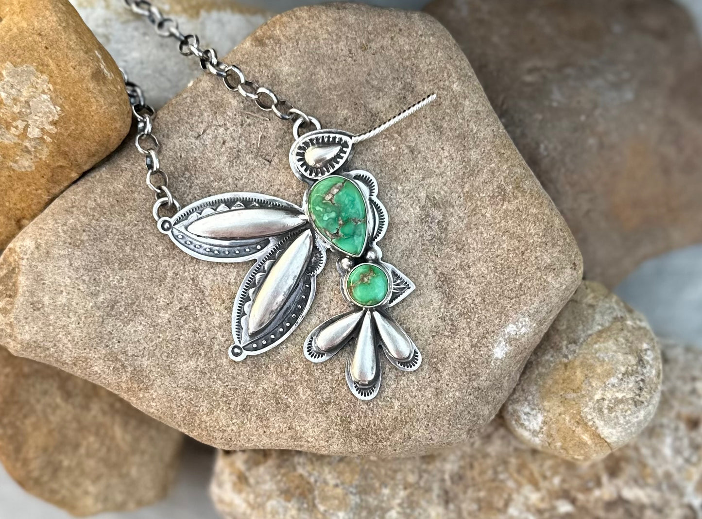 Hummingbird necklace B