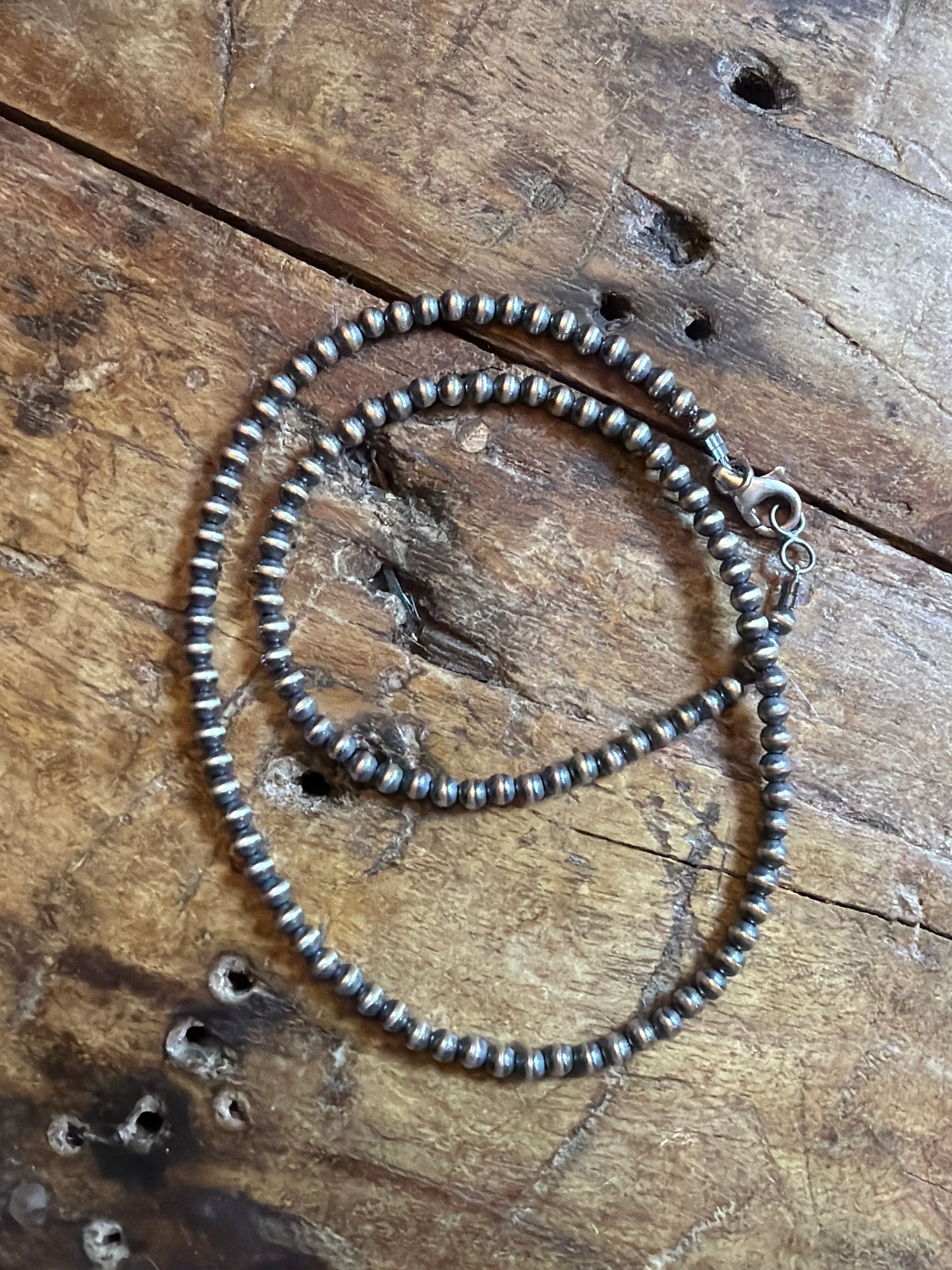 Libby 4mm 18 inch machine made necklace 