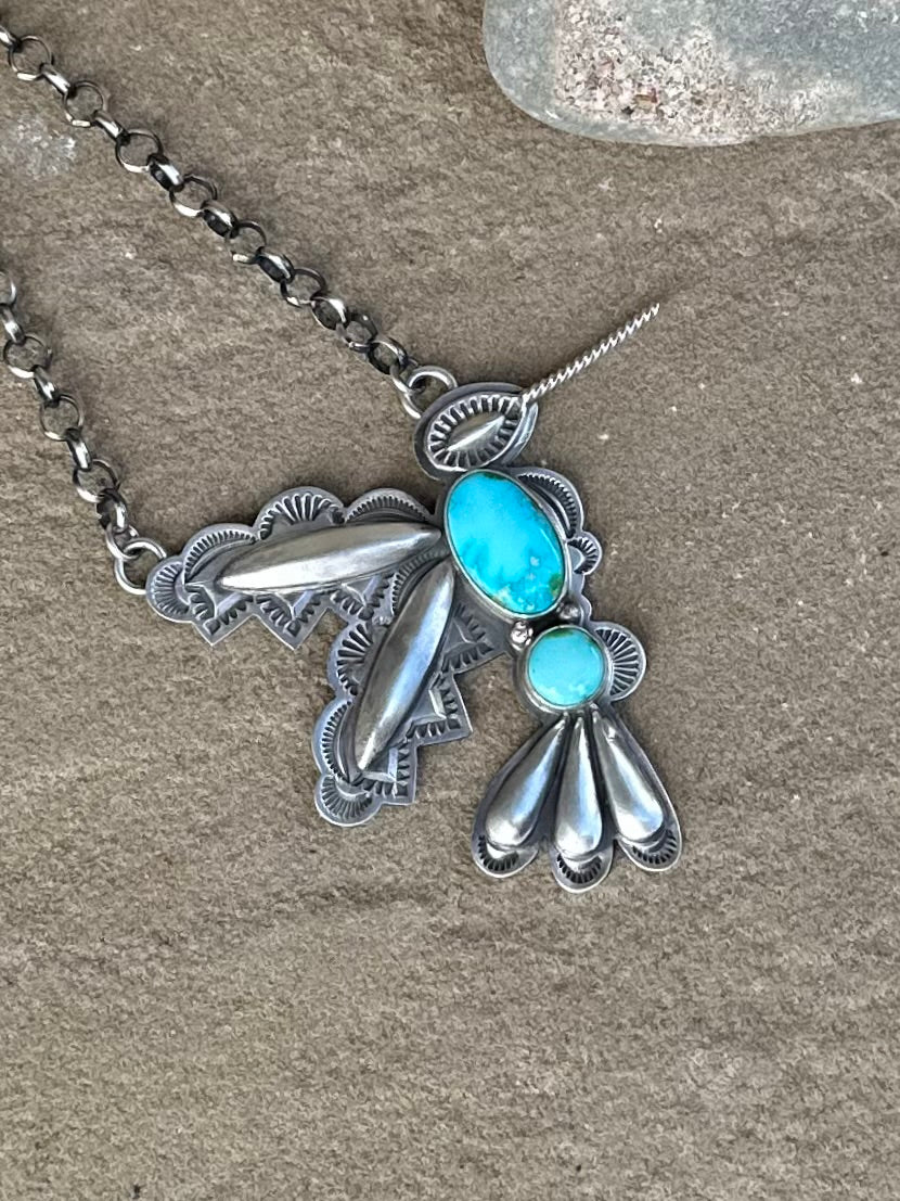 Hummingbird necklace