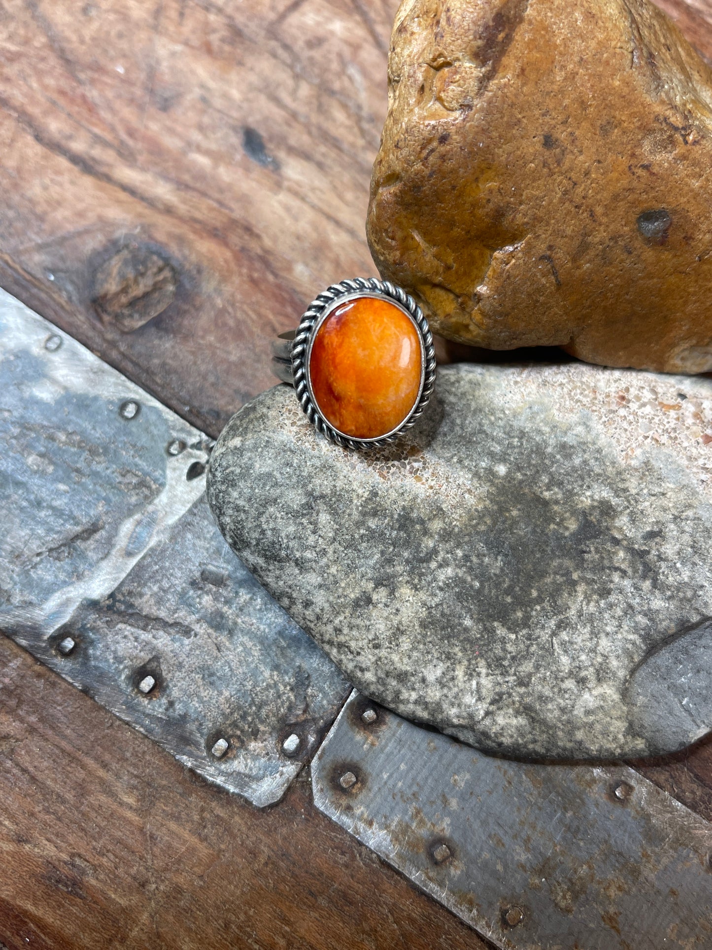 Yaya-Orange adjustable ring