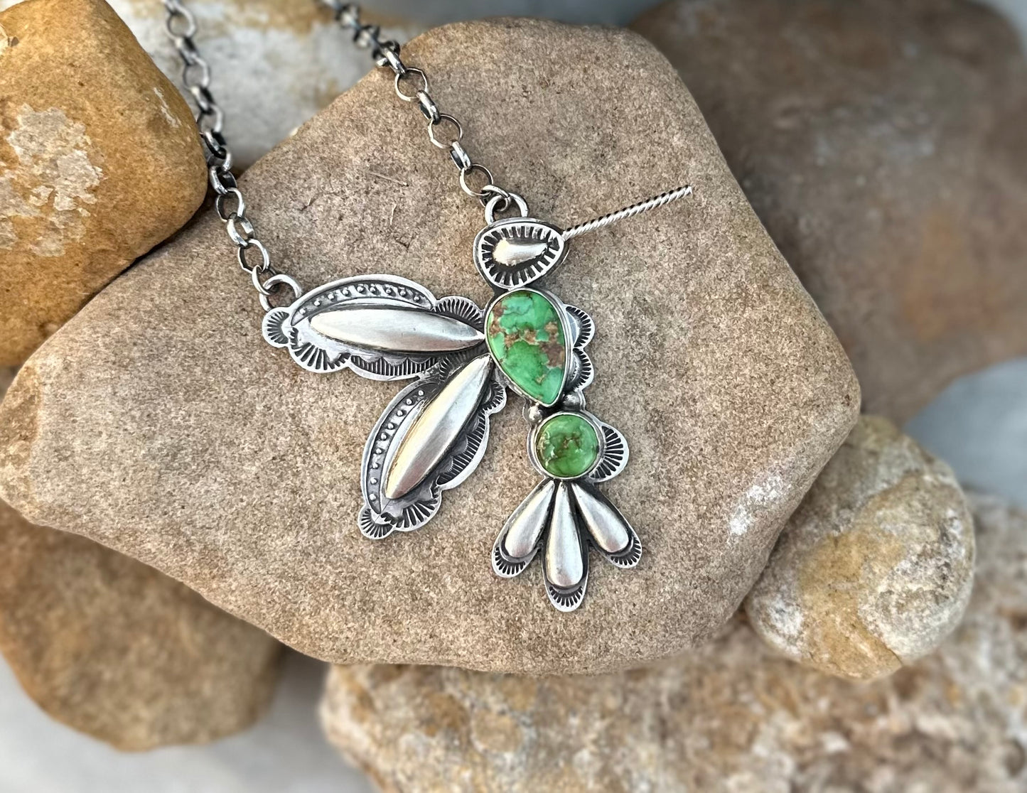 Hummingbird necklace A vanessa