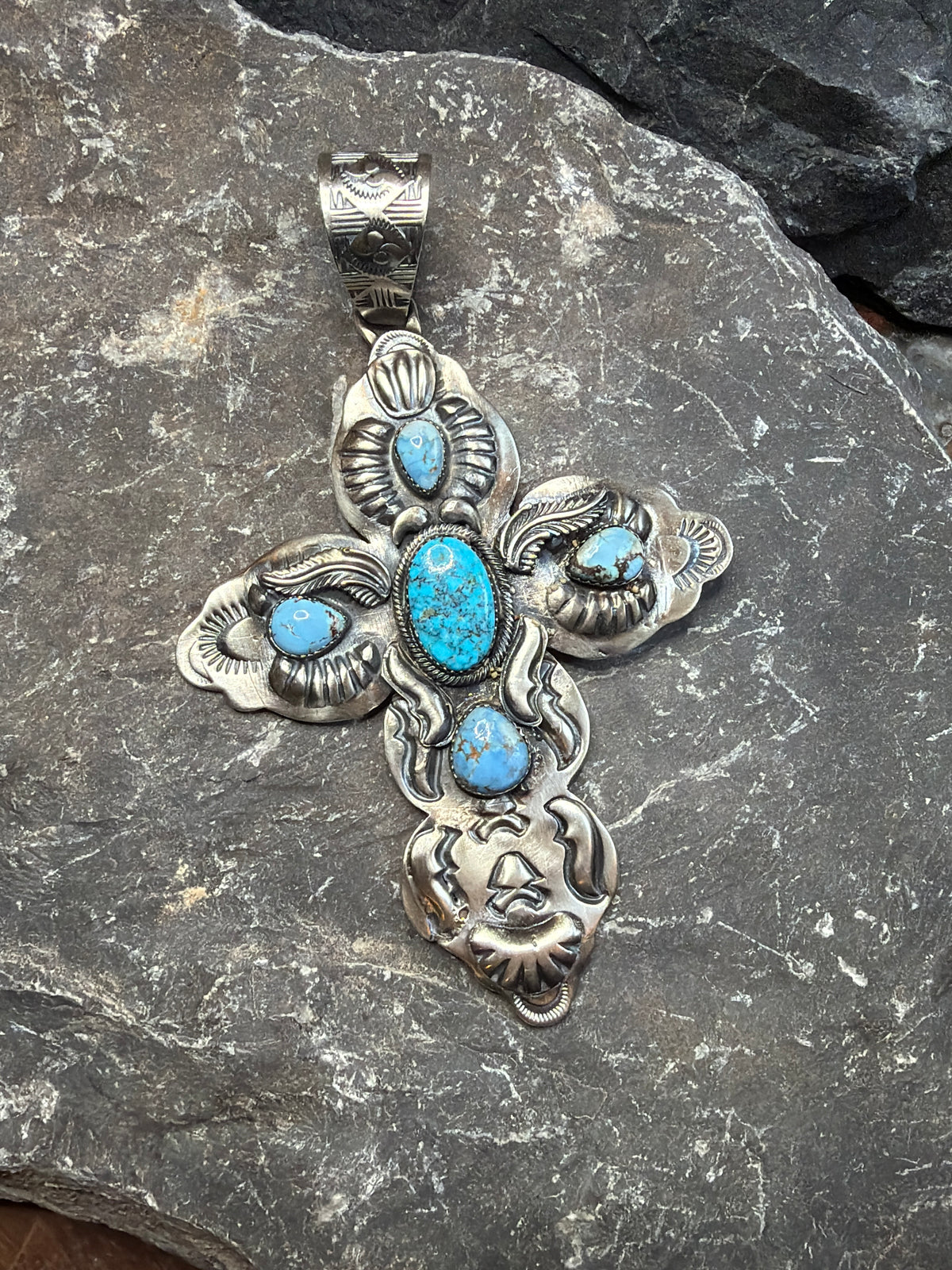 Vickie cross stamped