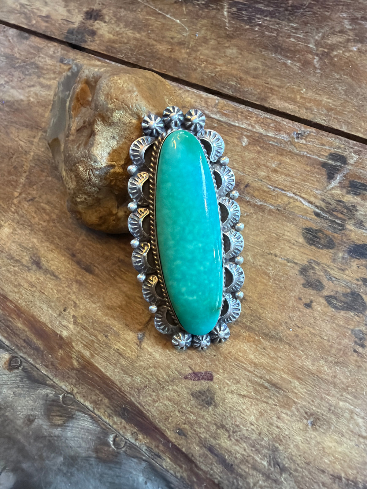 Myra adjustable ring stamped by the artist