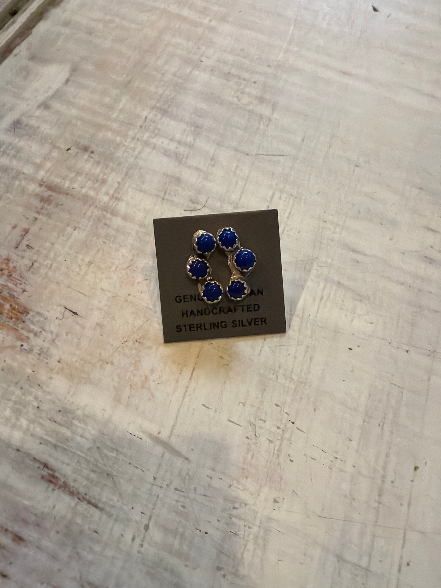 Rhonda blue lapis earring