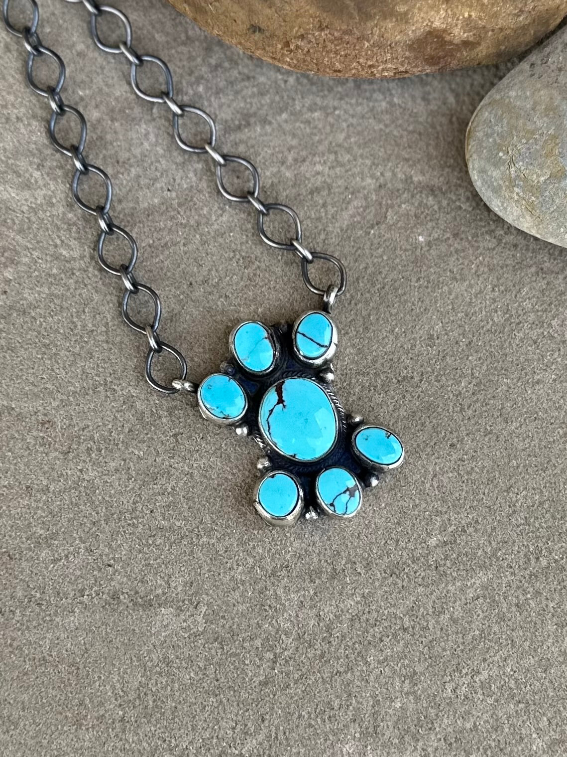 Ella necklace (Egyptian turquoise)