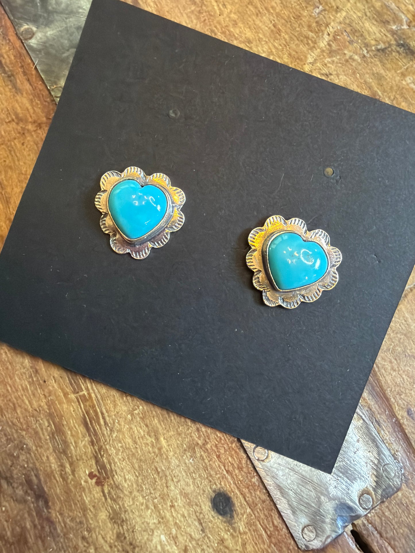 Christine Federico heart earrings