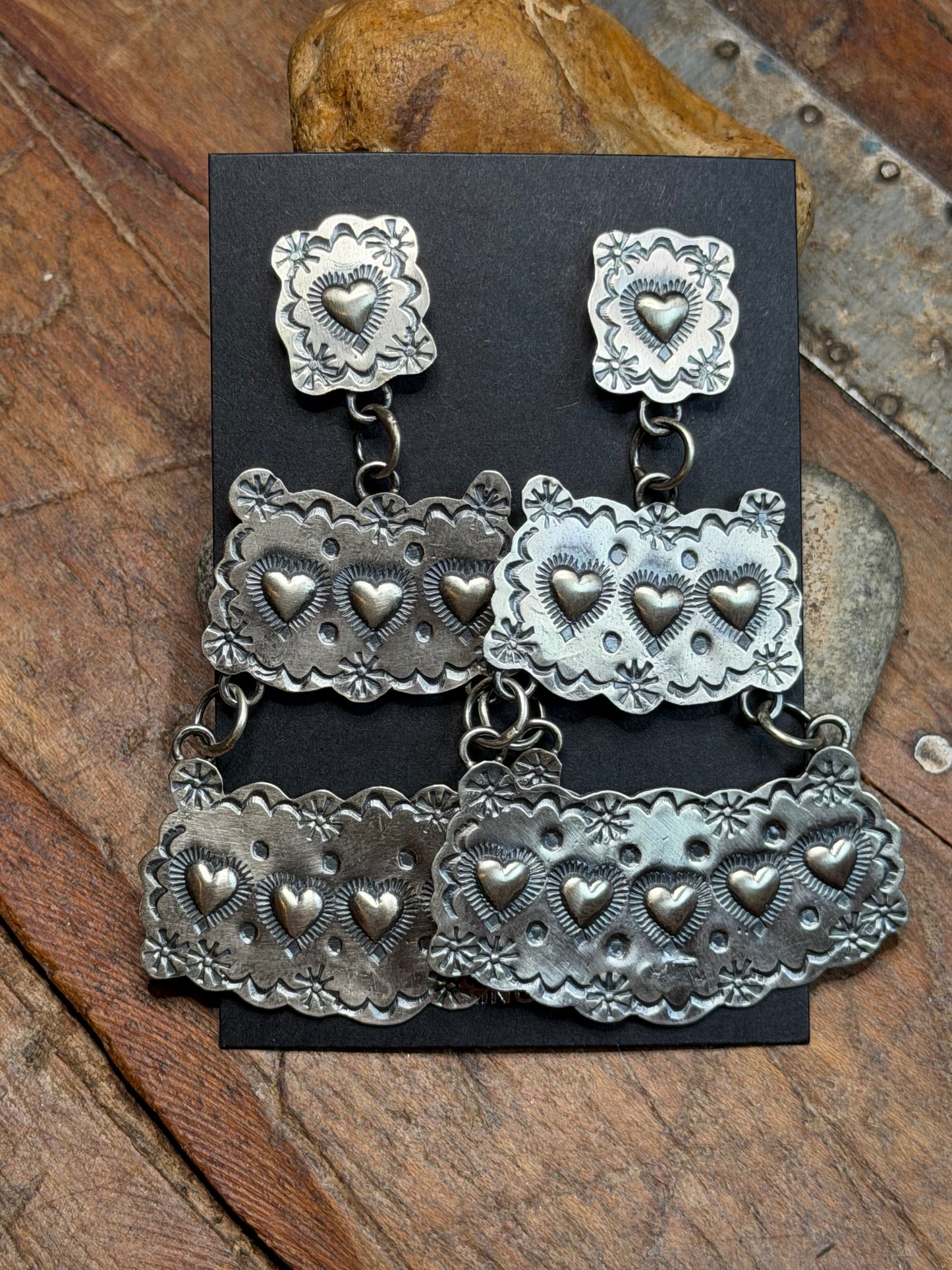 Westcoast - 3 Tier Sterling Dangle Earrings