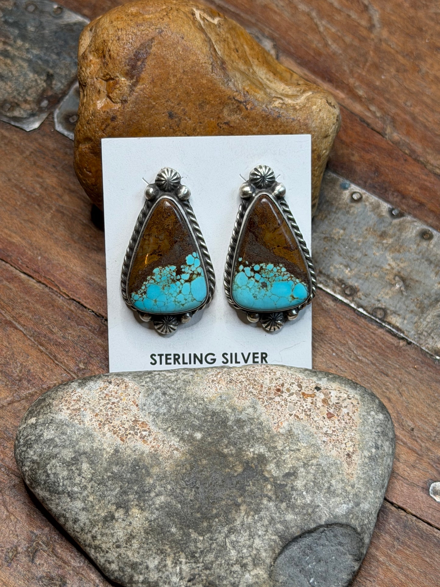 Terri - Turquoise Stud Earrings