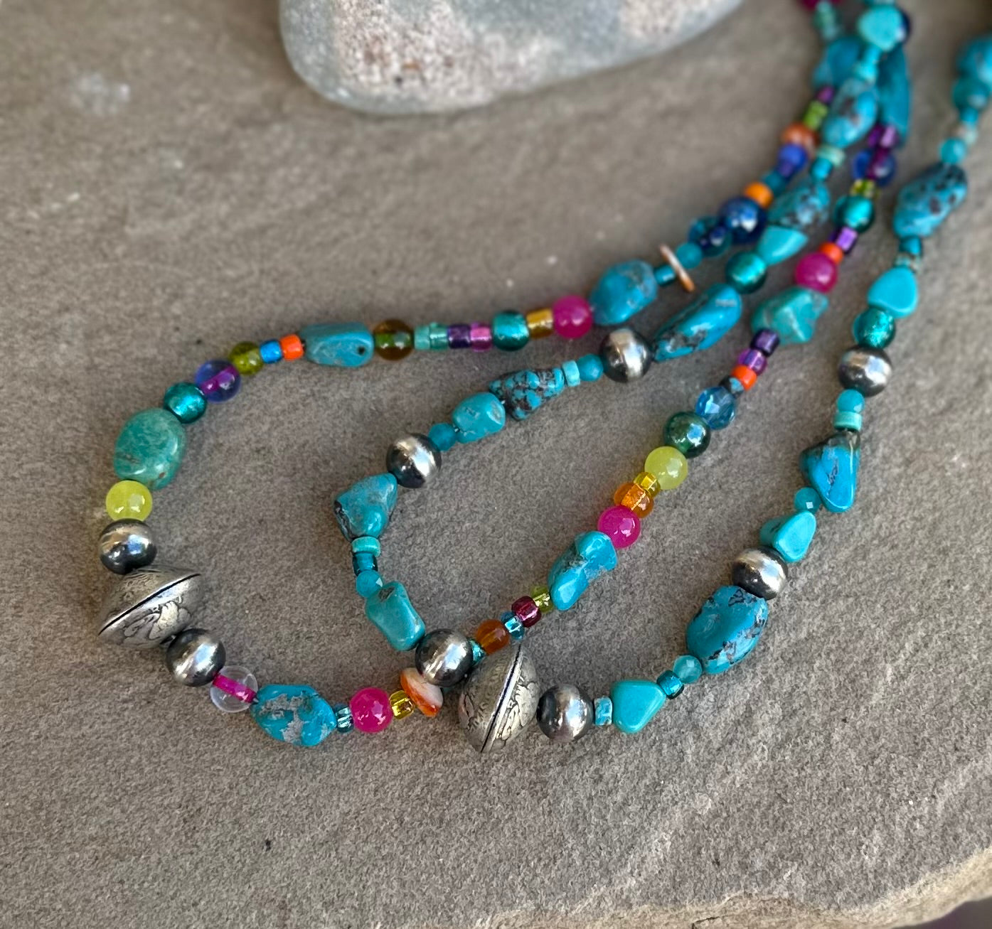 Multi beaded necklace (sold separately)