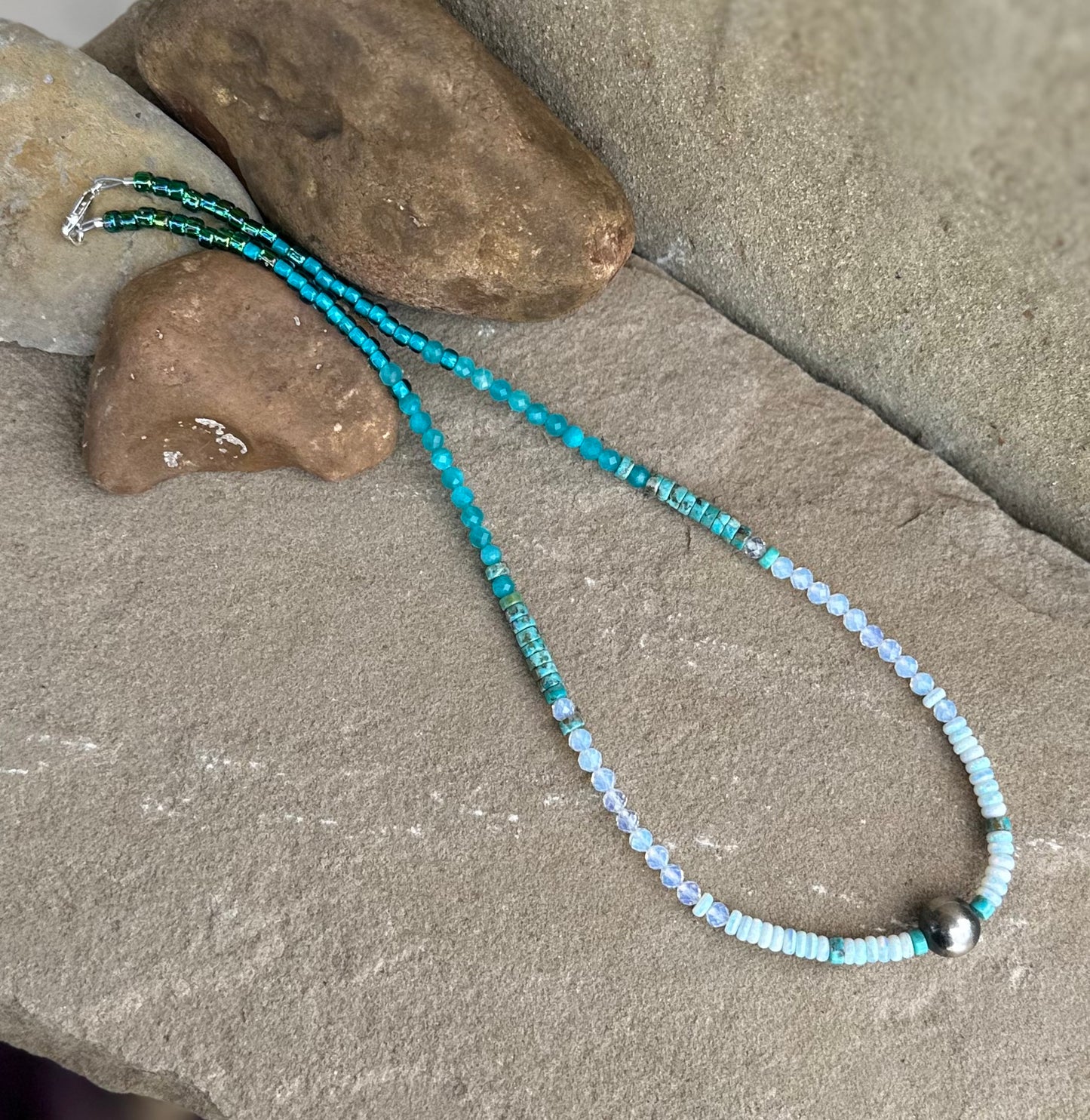 Multi bead necklace