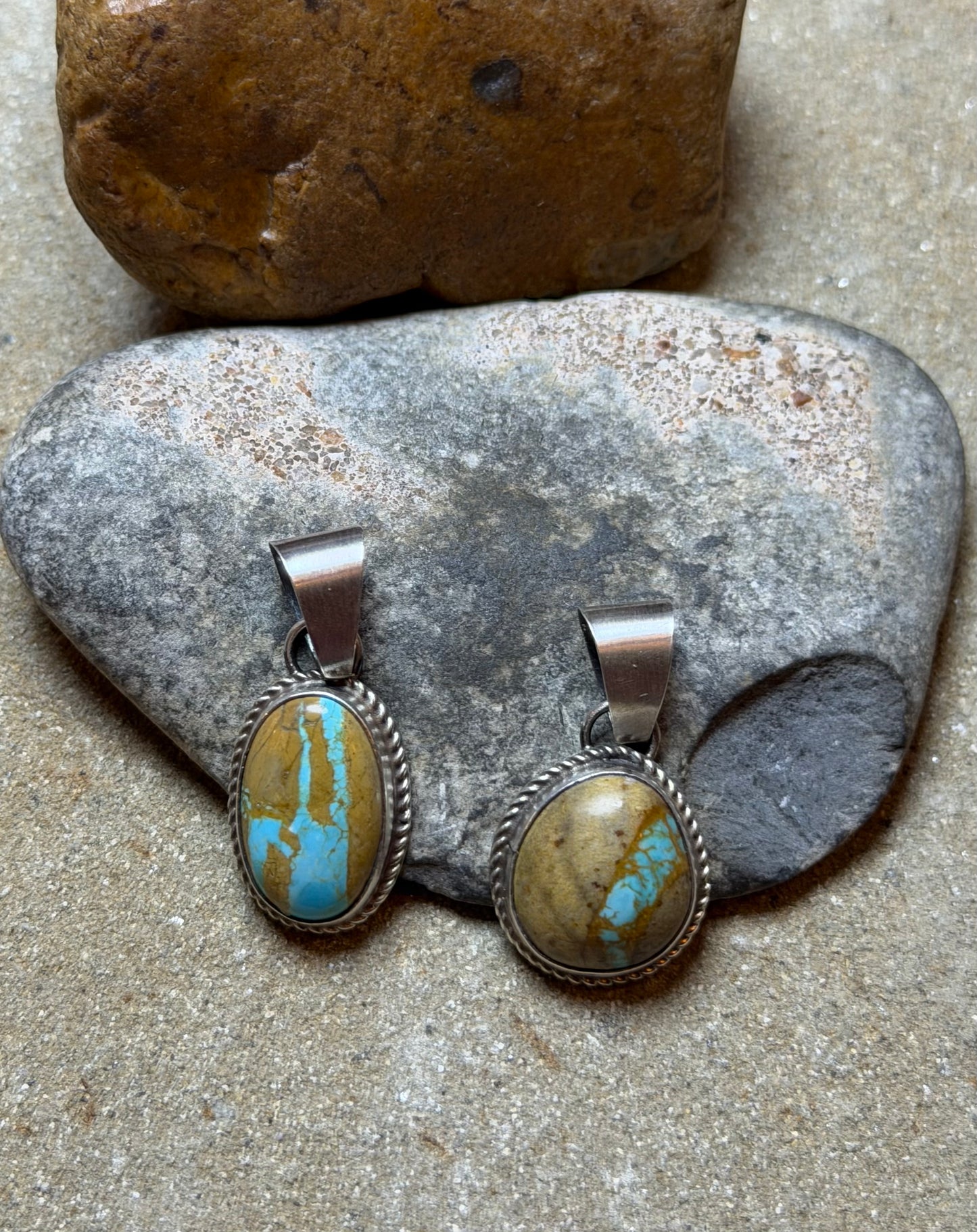 That Girl Teresa - 2 Turquoise Mini Pendants