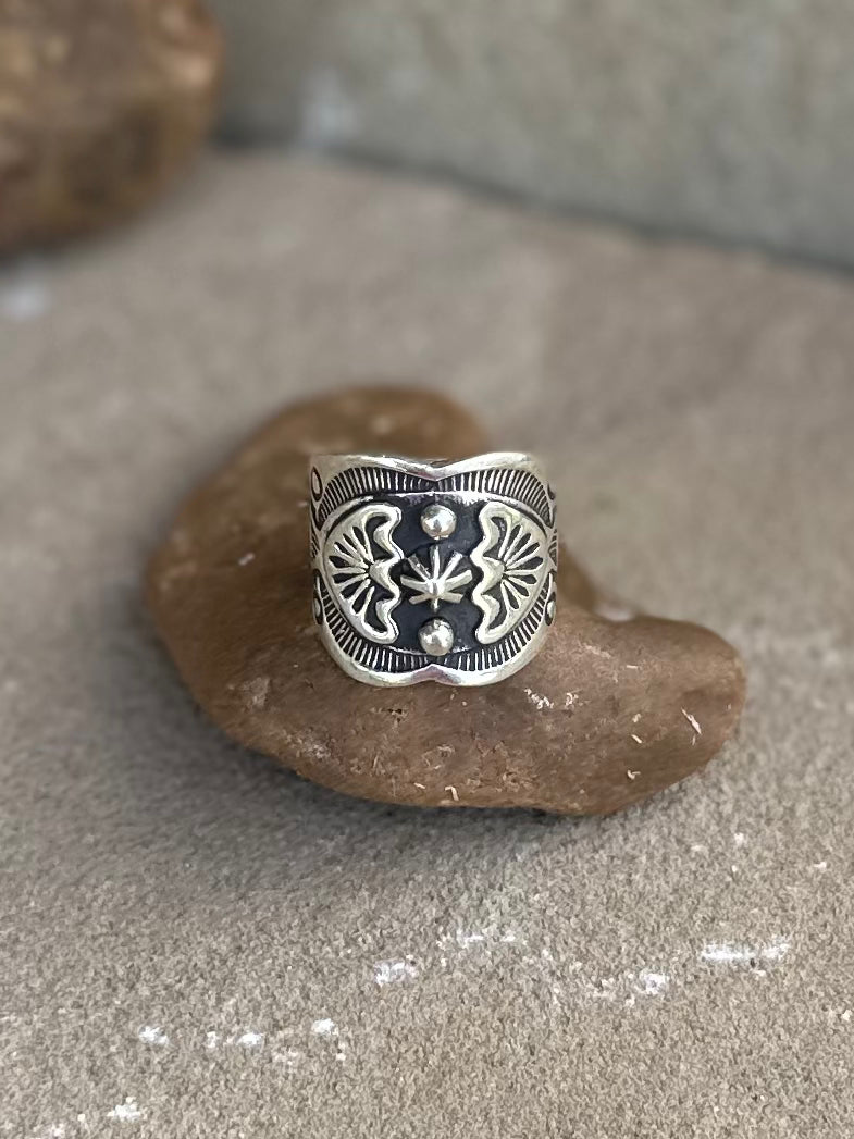 Silver wise band 7.5
