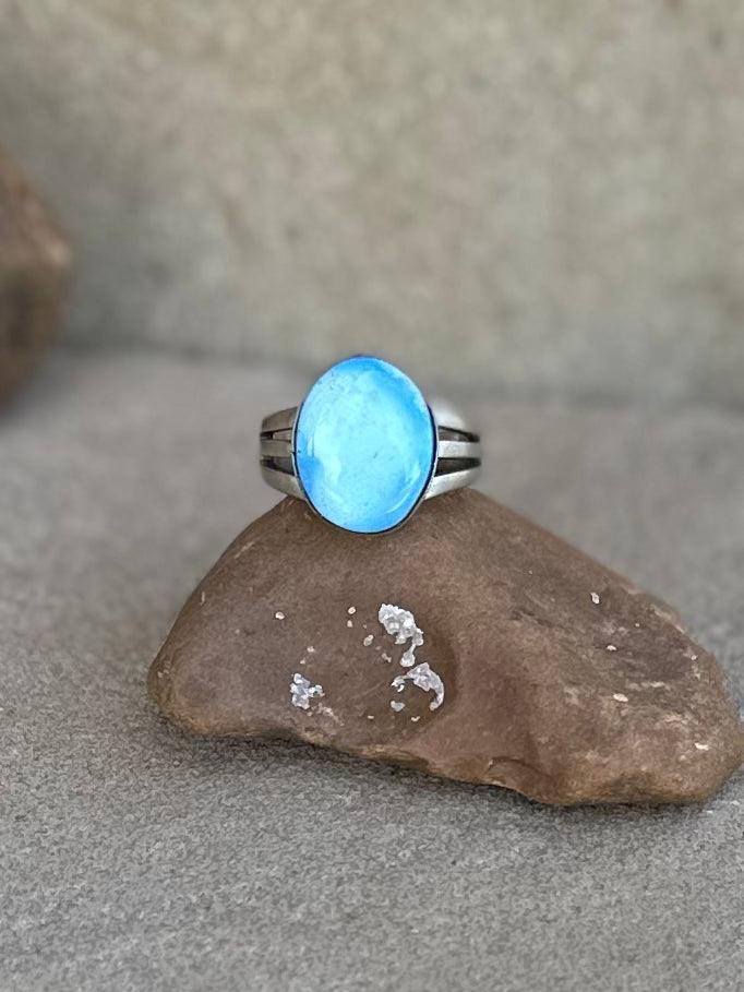 Golden Hills Ring (stamped band)
