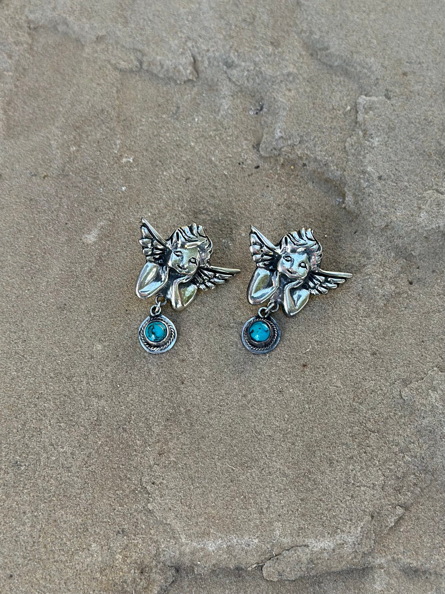 Federico Jimenez angel earrings