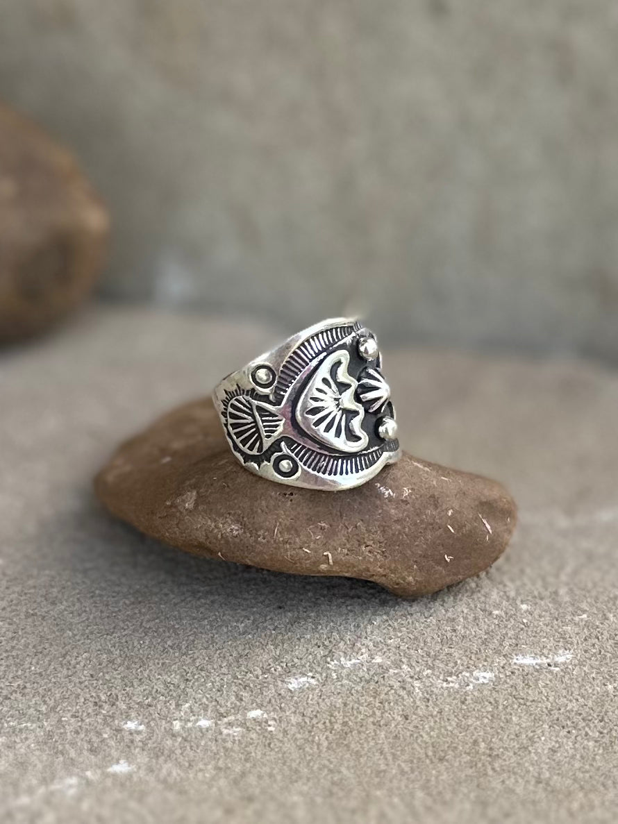 Silver wise band 7.5