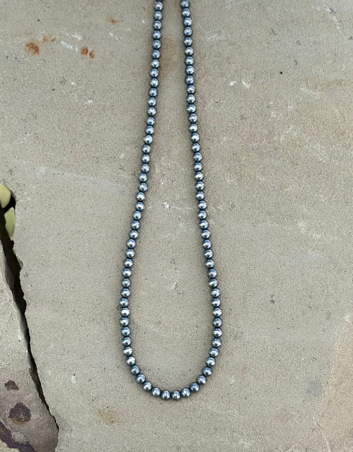 Sterling bead necklace