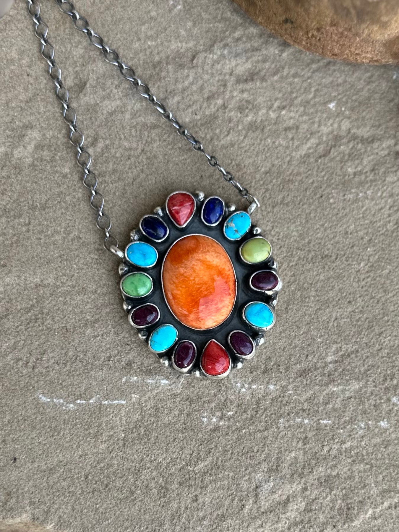 Ella cluster necklace