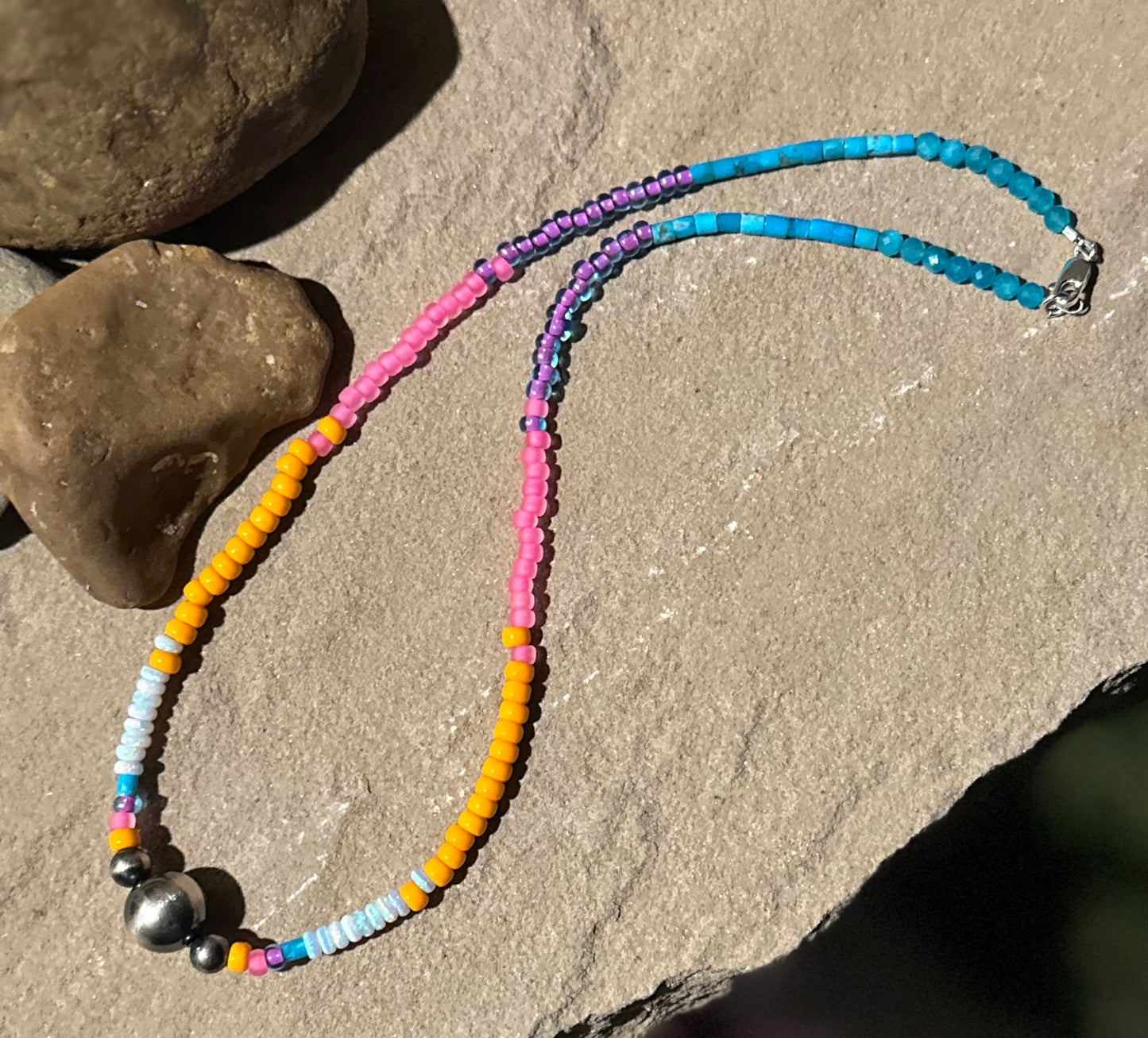 Multi bead necklace