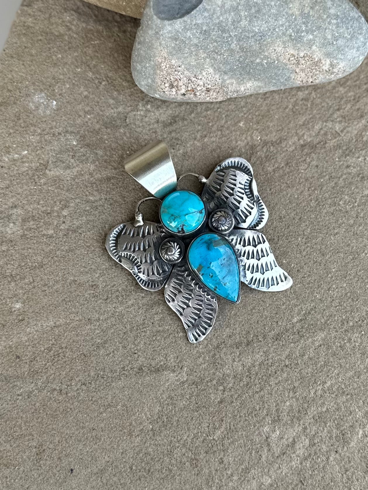 Chimney Butte butterfly pendant 
