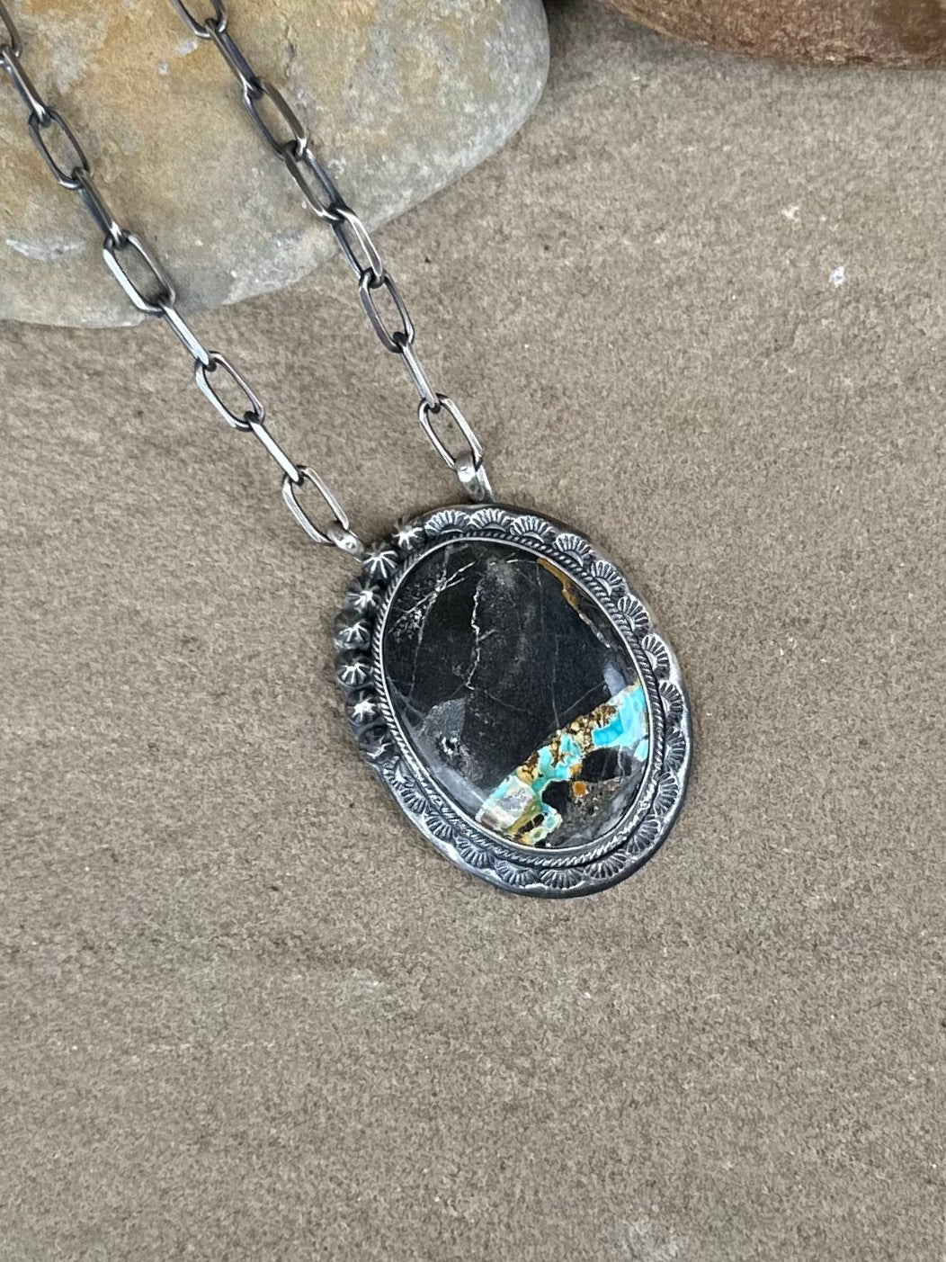 Gorgeous necklaces (blue and green)