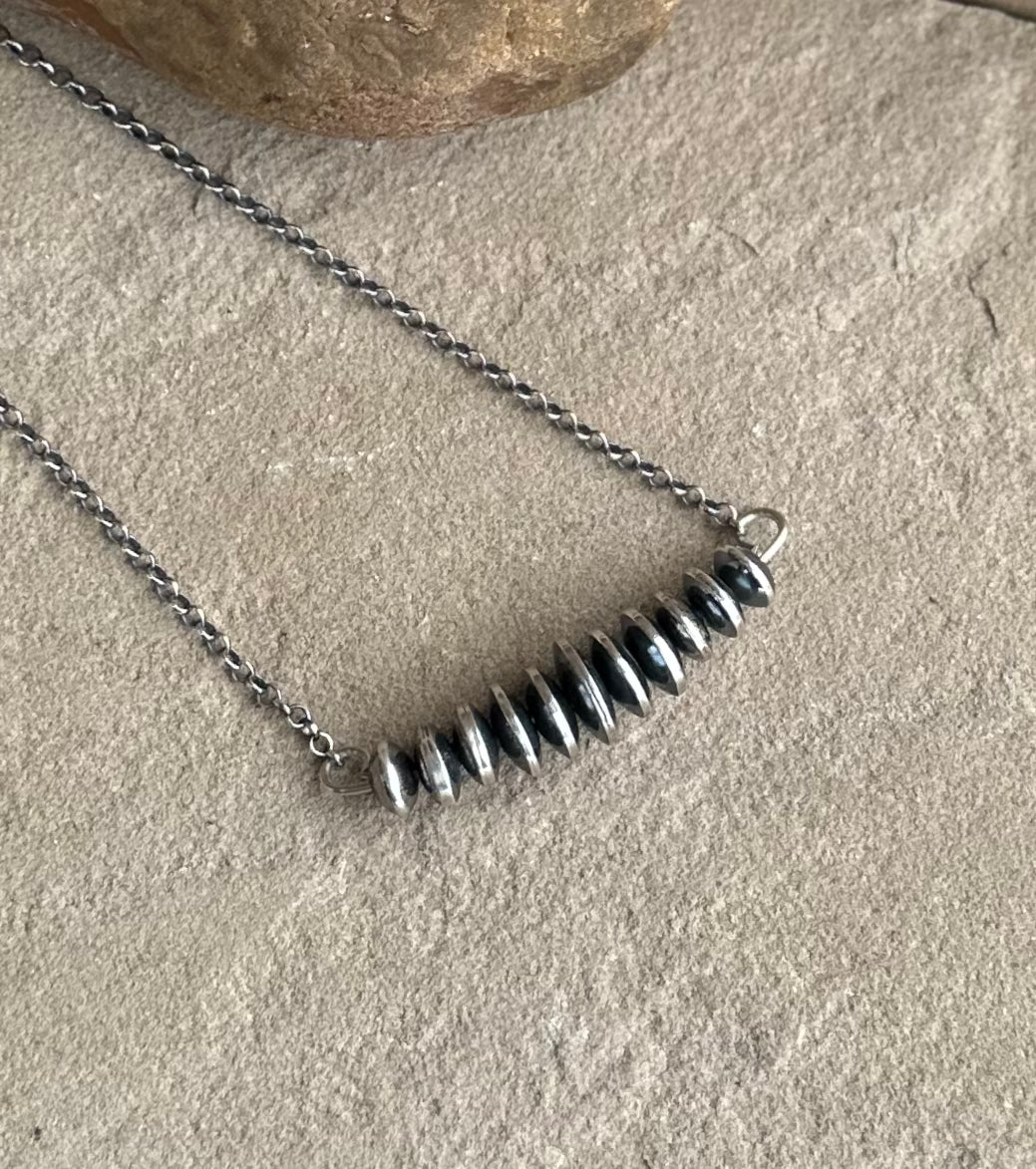 Sterling pearl necklace