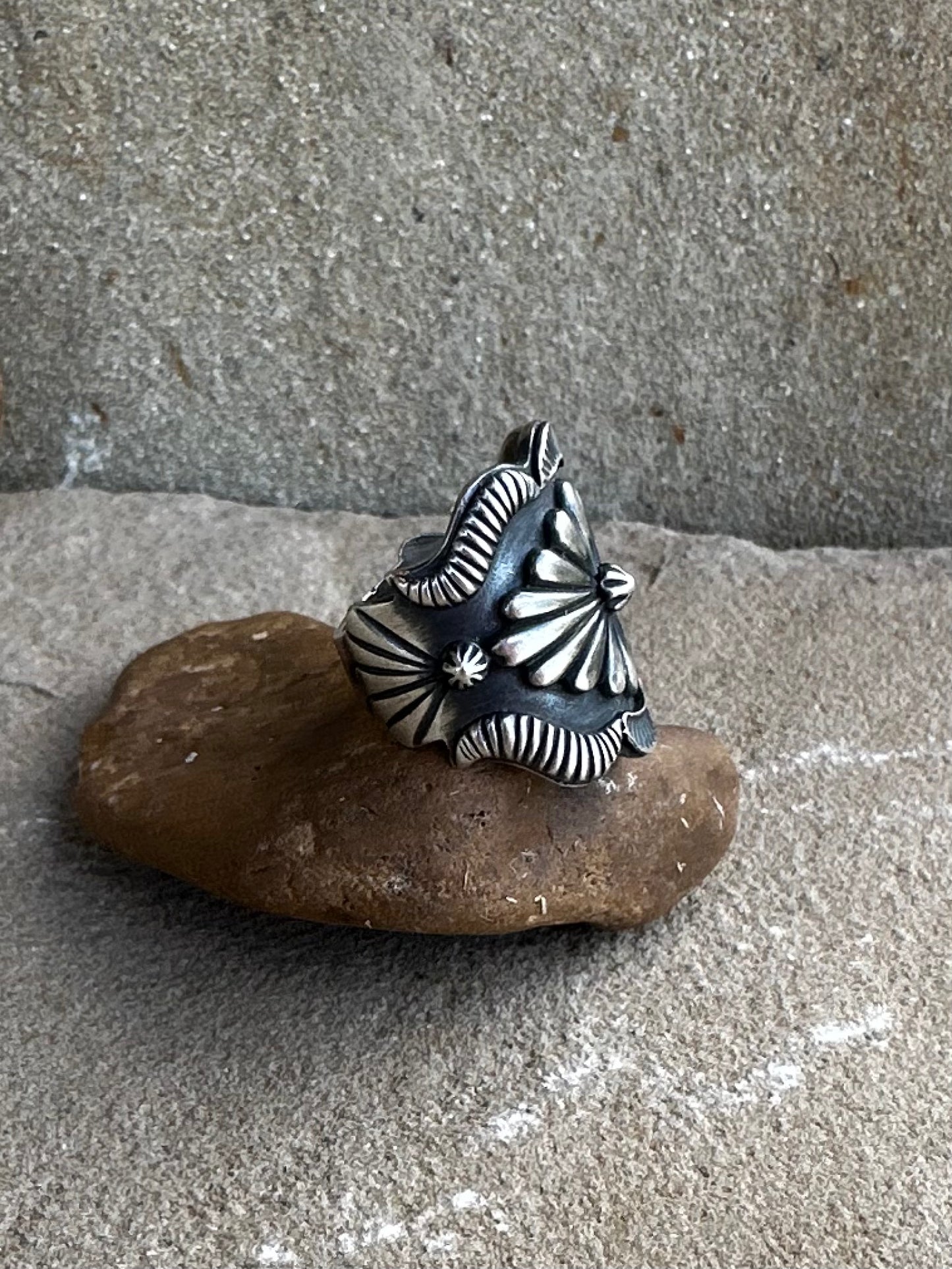 Silver stamped 6.75