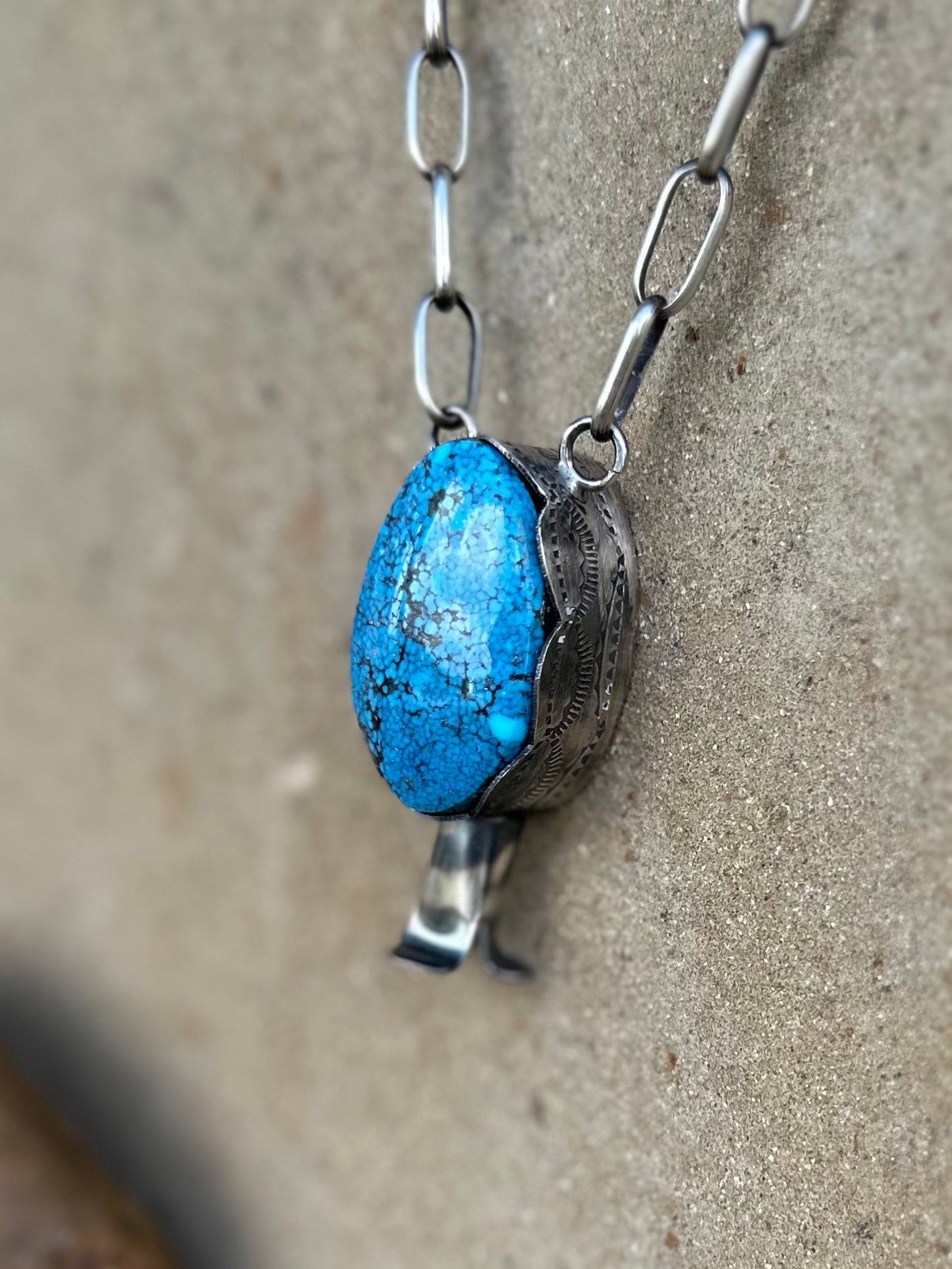 Big Blossom necklace (deep bezel)