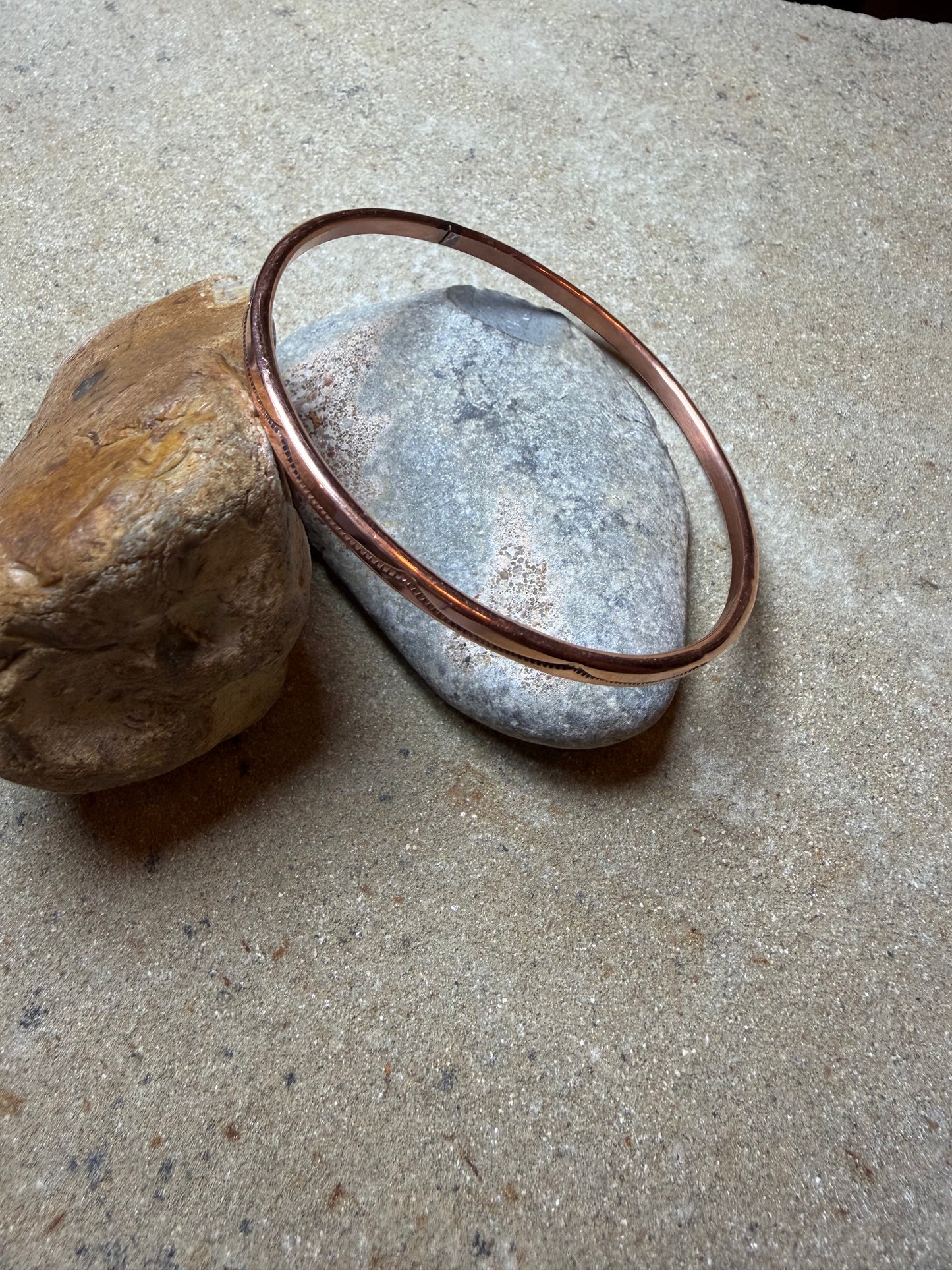 happy hunny-copper bangle