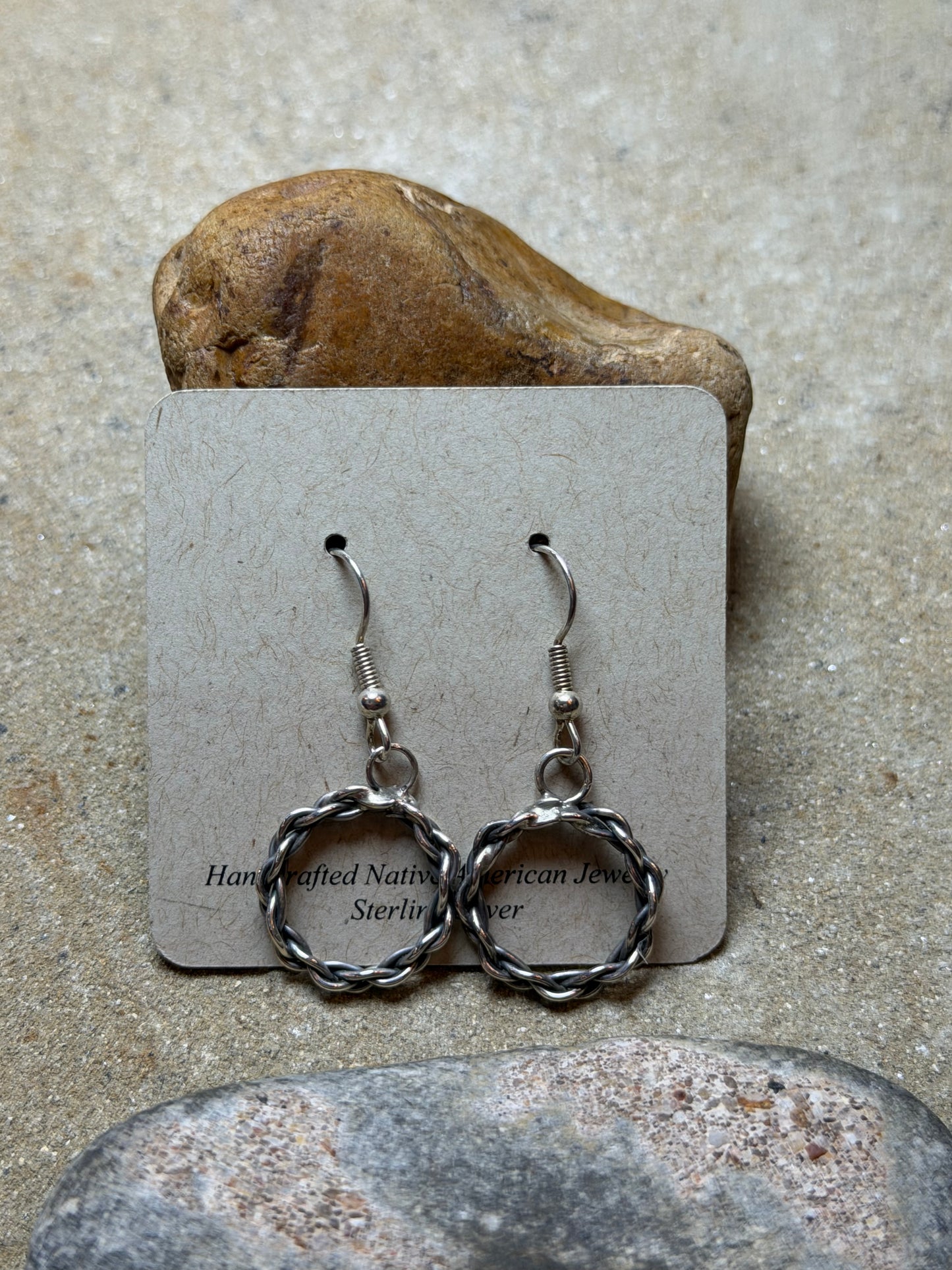 Catrina - Sterling Twisted Dangle Earrings