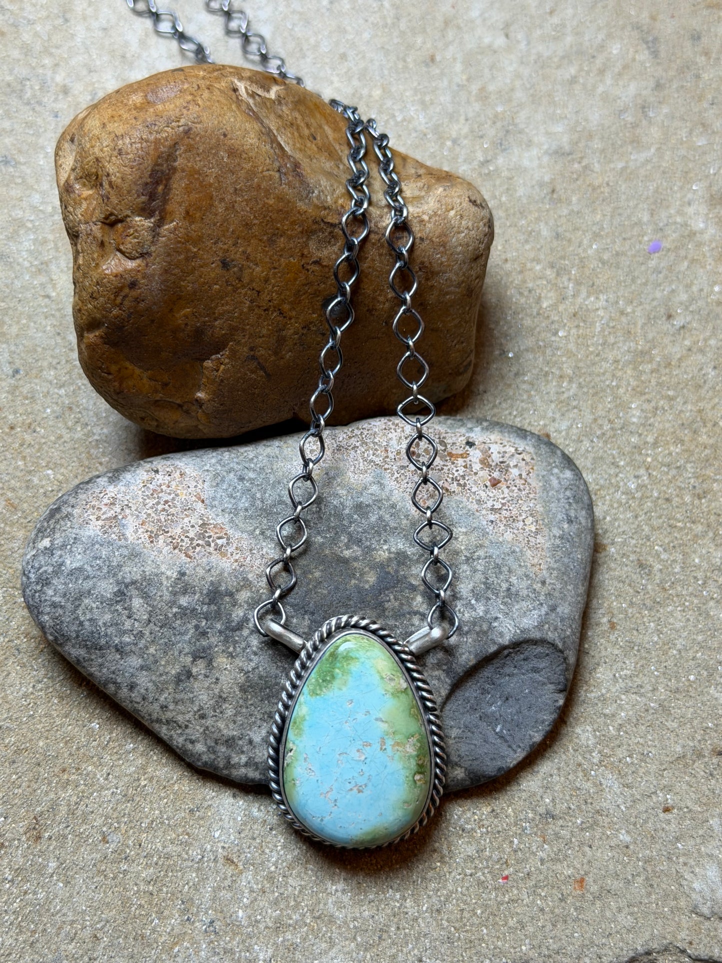 Alexis - Turquoise Bar Style Necklace