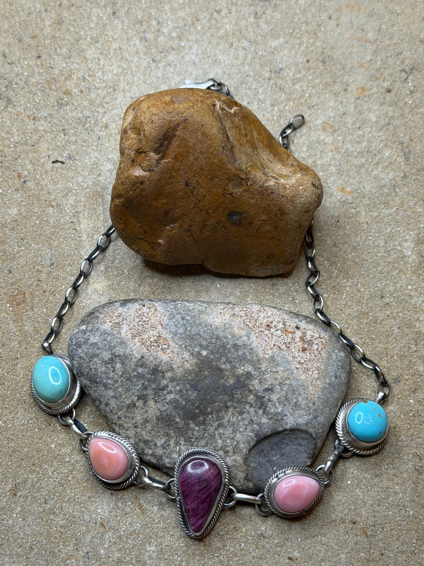 Tara - this is a two part listing Multi Stone Choker Necklace