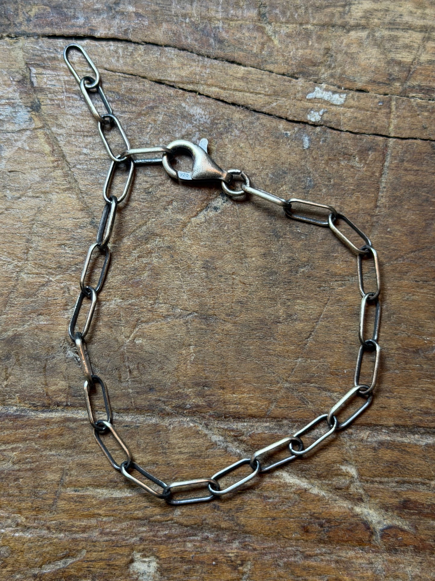 Melanie - Paperclip Bracelet - 8.25" Long
