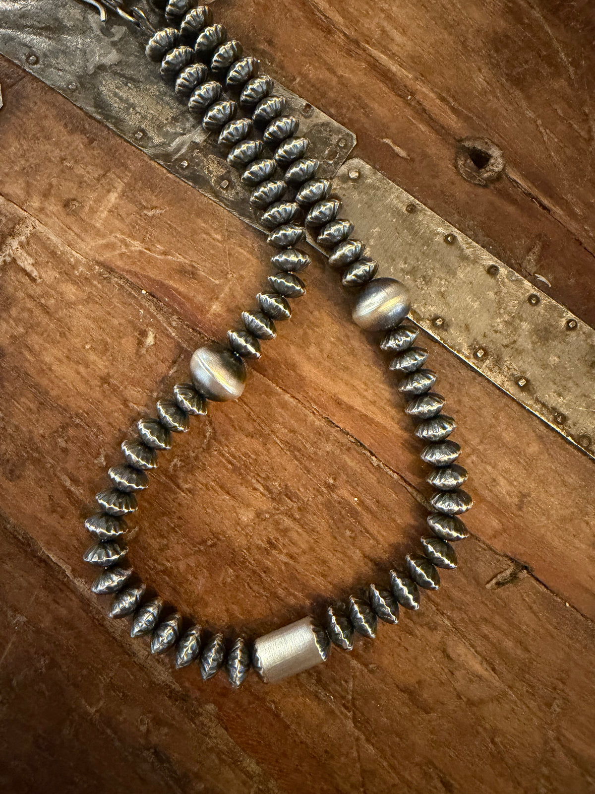 Rebecca - handmade Haley necklace 9.75mm-14.73mm approximately 18inches.