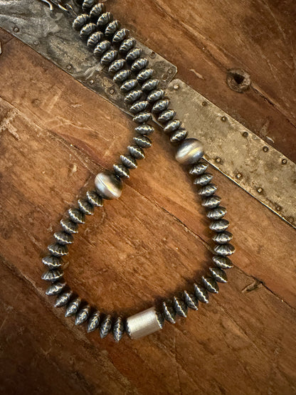Rebecca - handmade Haley necklace 9.75mm-14.73mm approximately 18inches.